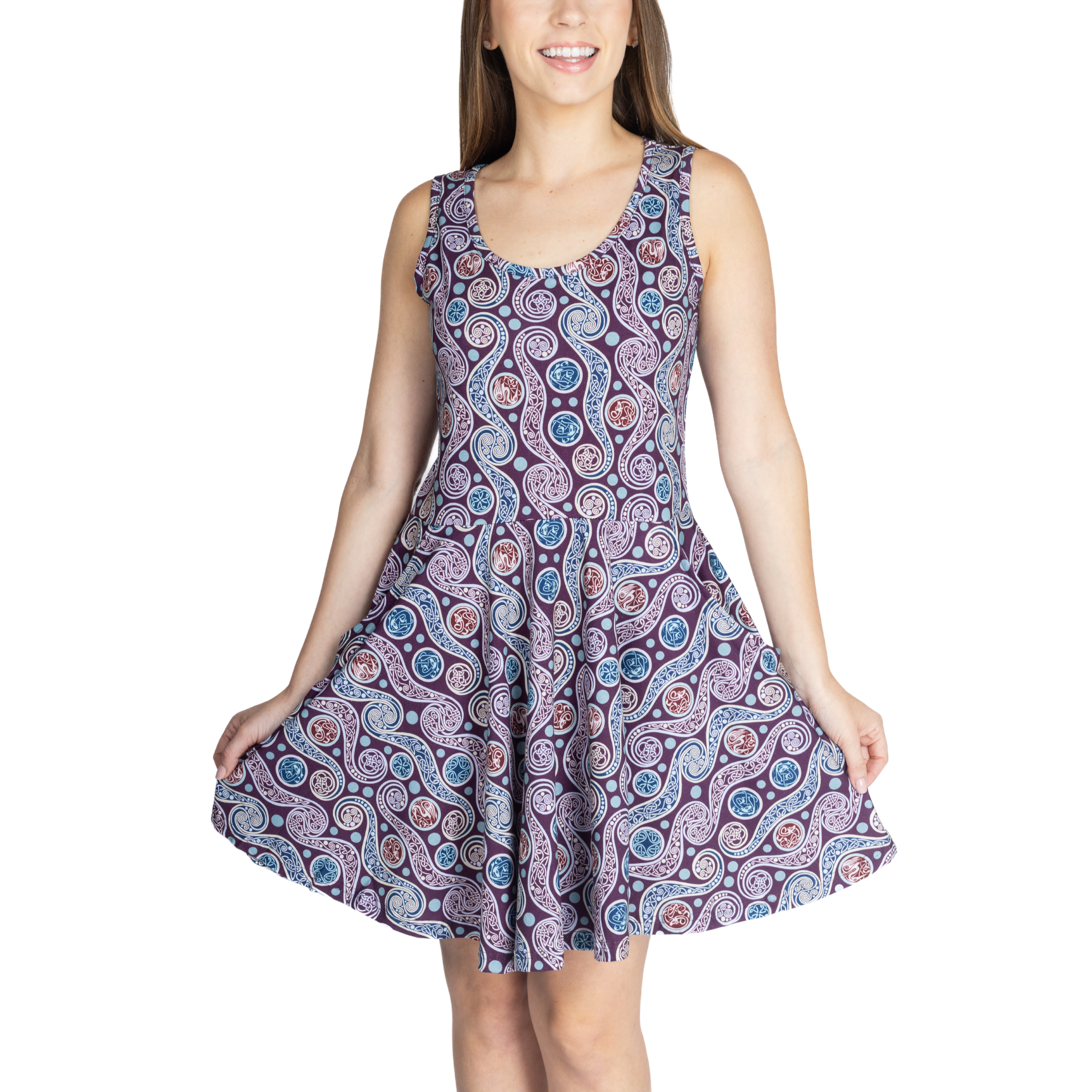 Celtic Paisley Skater Dress