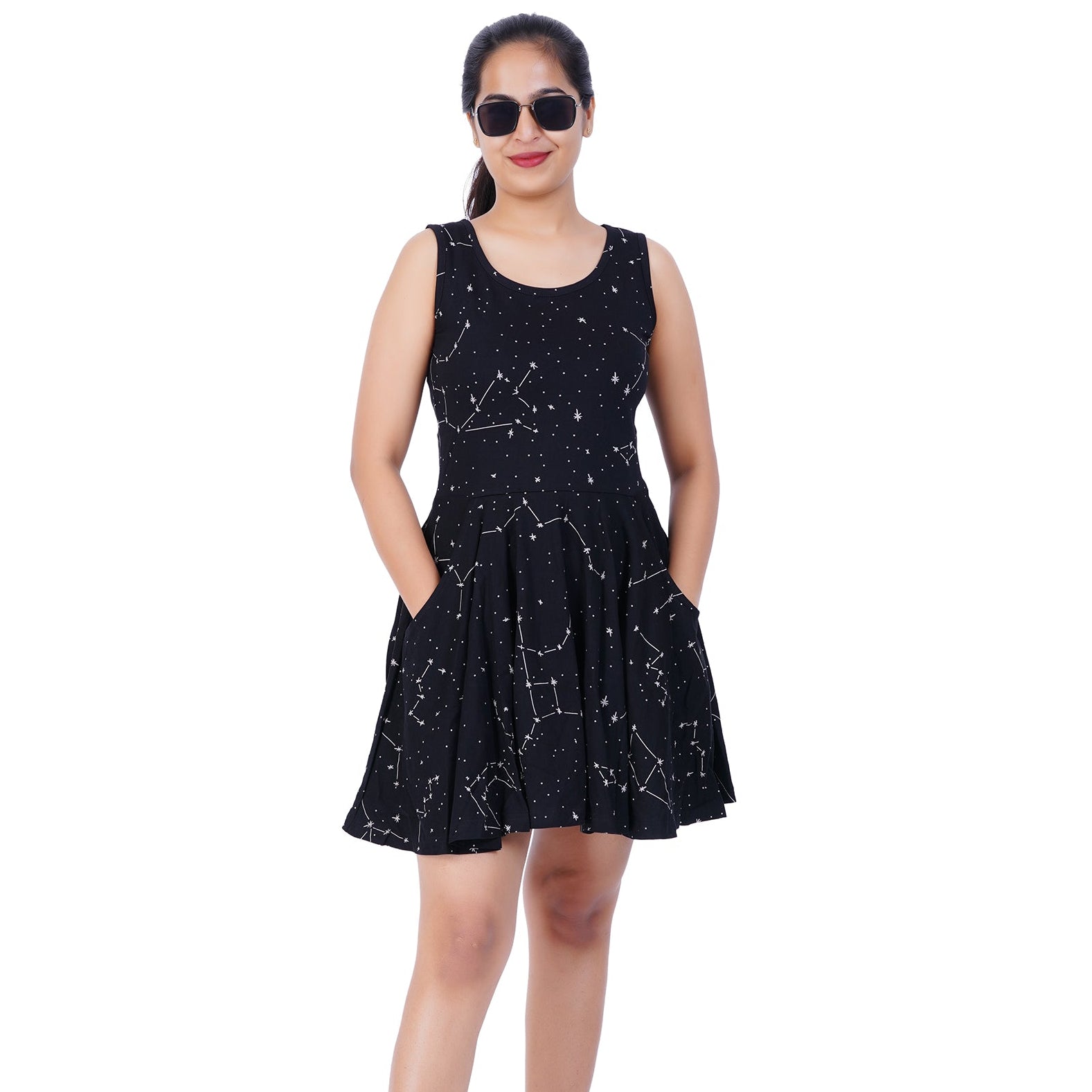 Constellations Glow-in-the-Dark Skater Dress