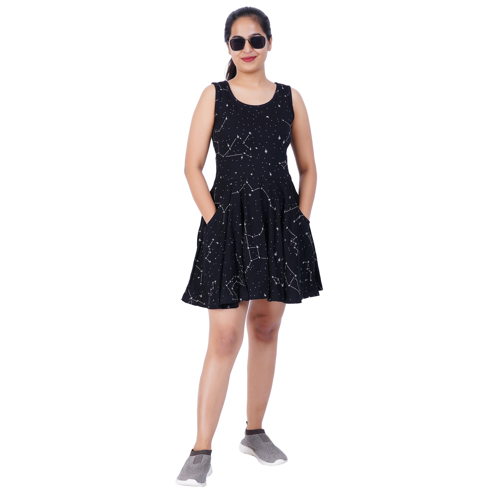 Constellations Glow-in-the-Dark Skater Dress