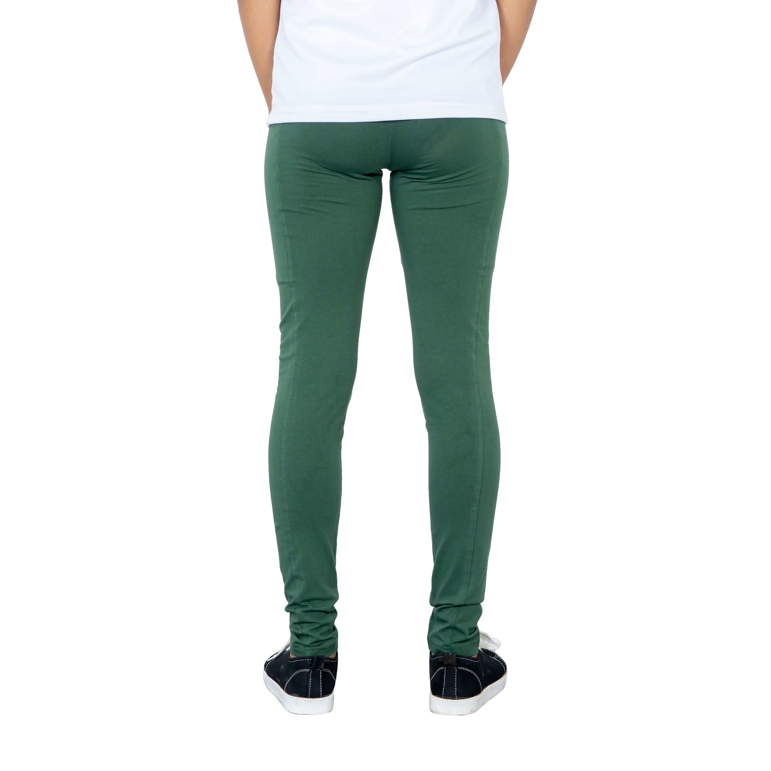 Dark Green Adults Leggings with Pockets