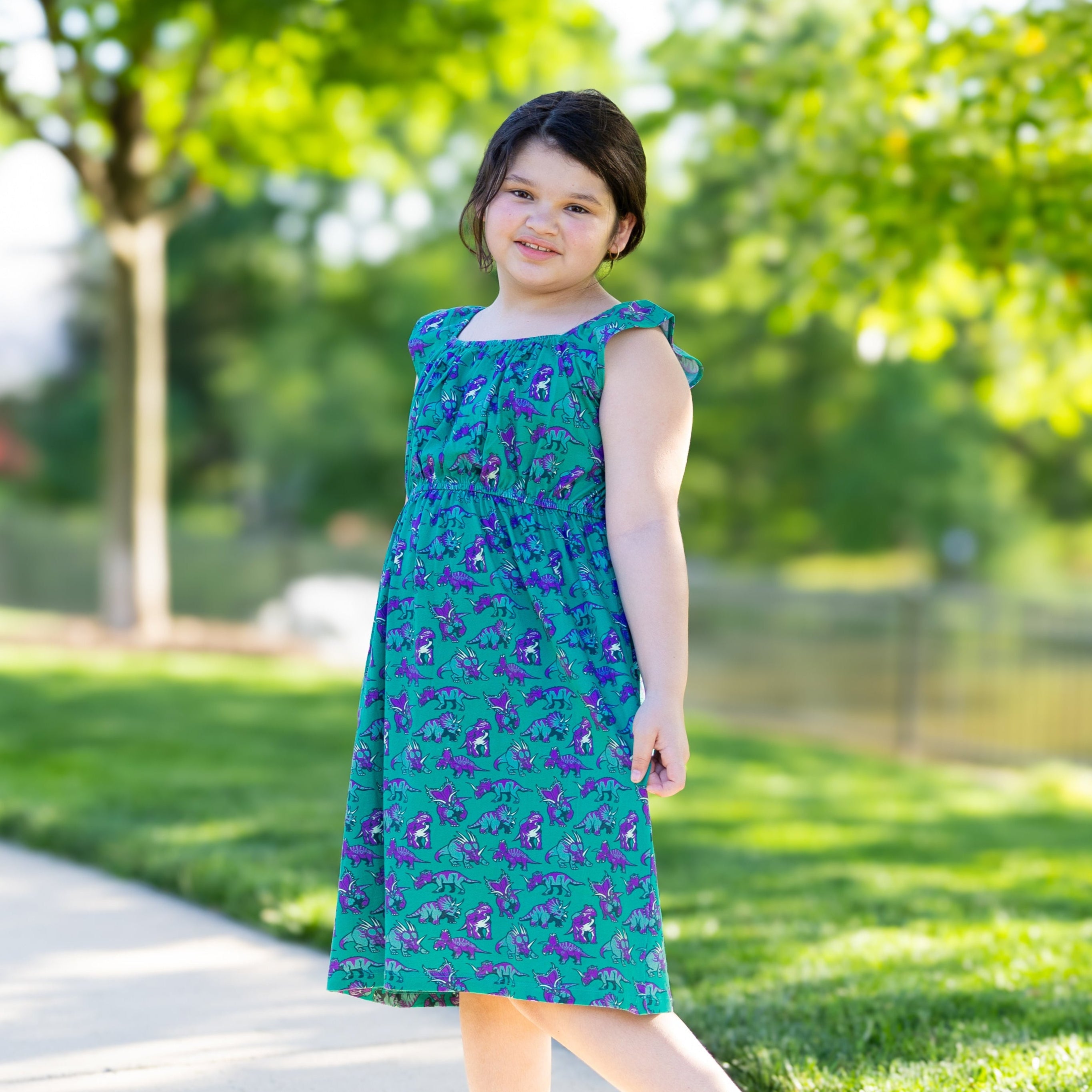 Ceratopsids Kids Dress