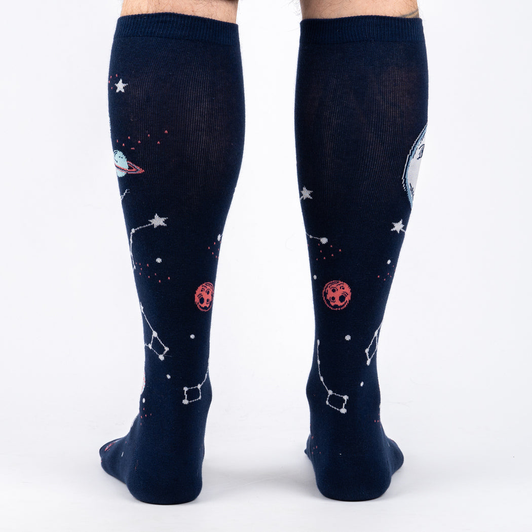 Moonshadow Glow-in-the-Dark Knee High Socks