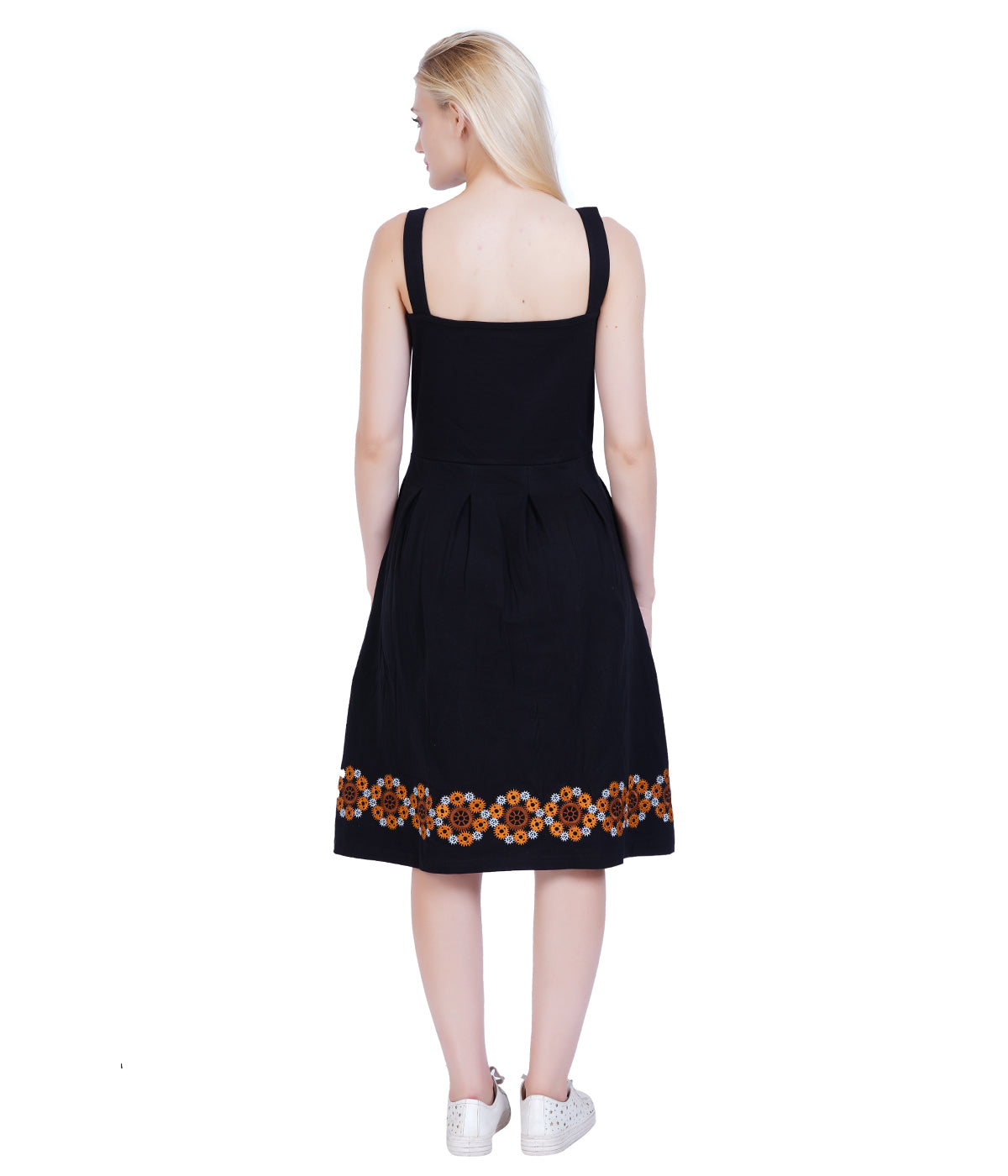 Gears Embroidery Dress