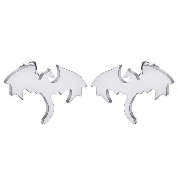 Small Dragon Stainless Steel Earrings