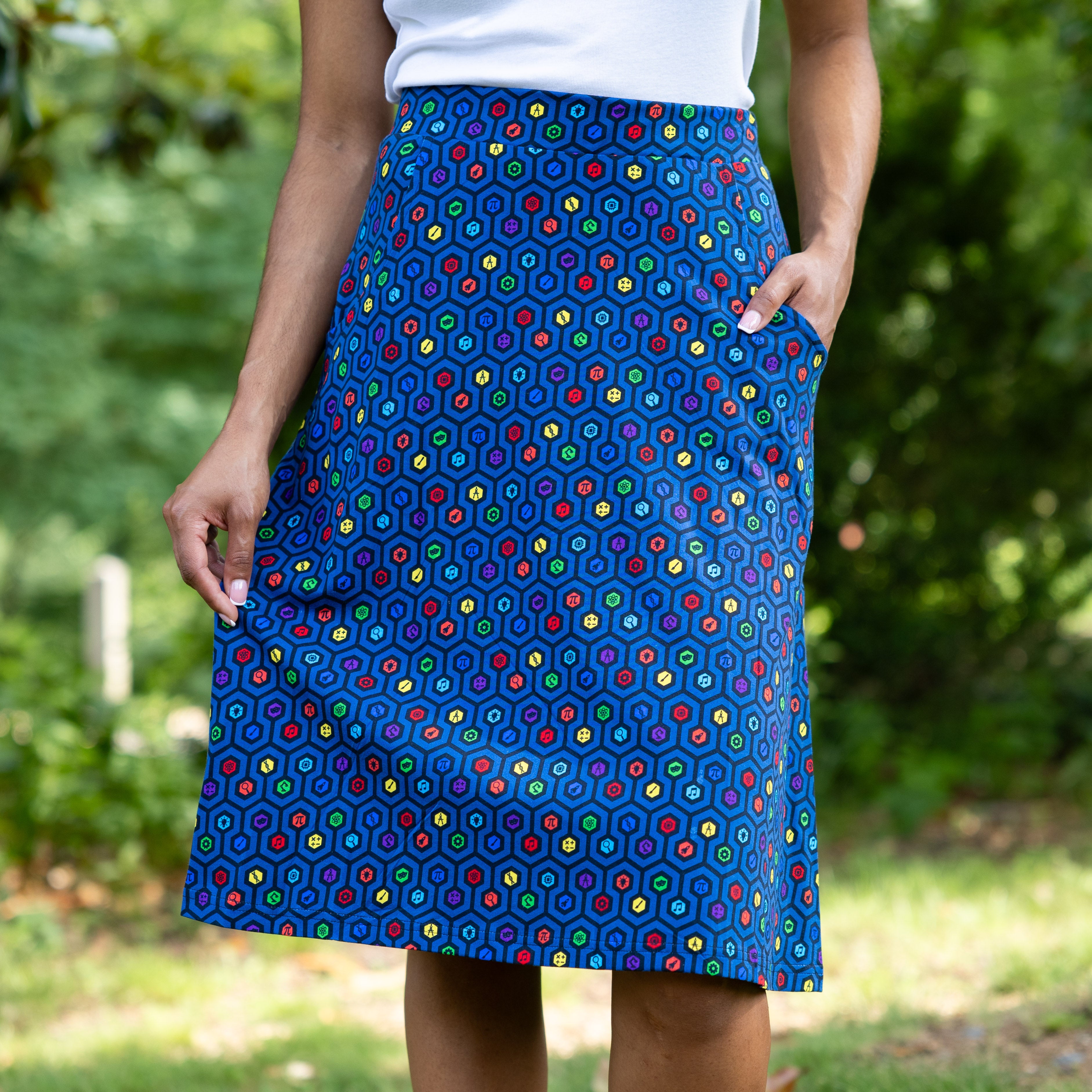 Hexa STEAM A-Line Skirt