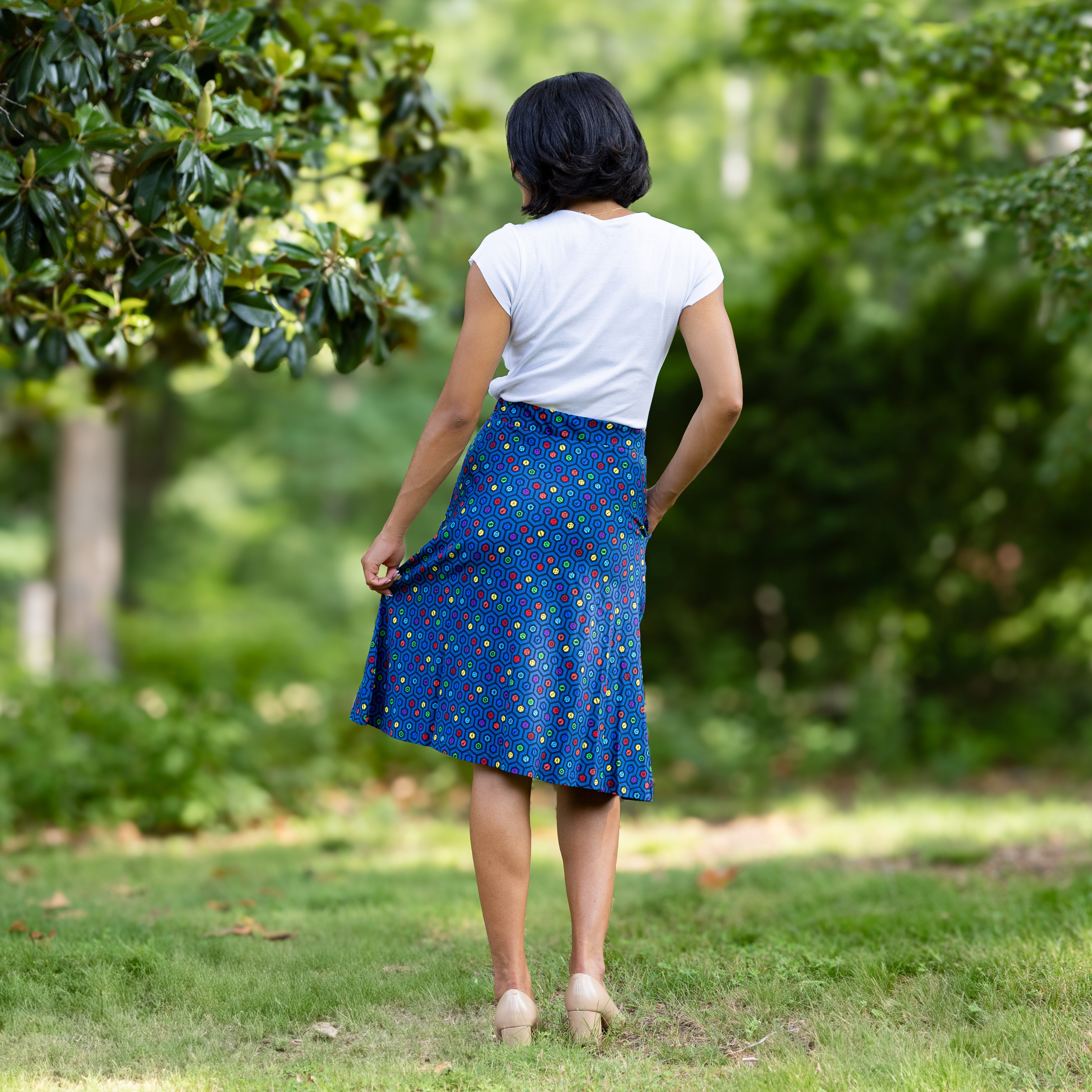 Hexa STEAM A-Line Skirt