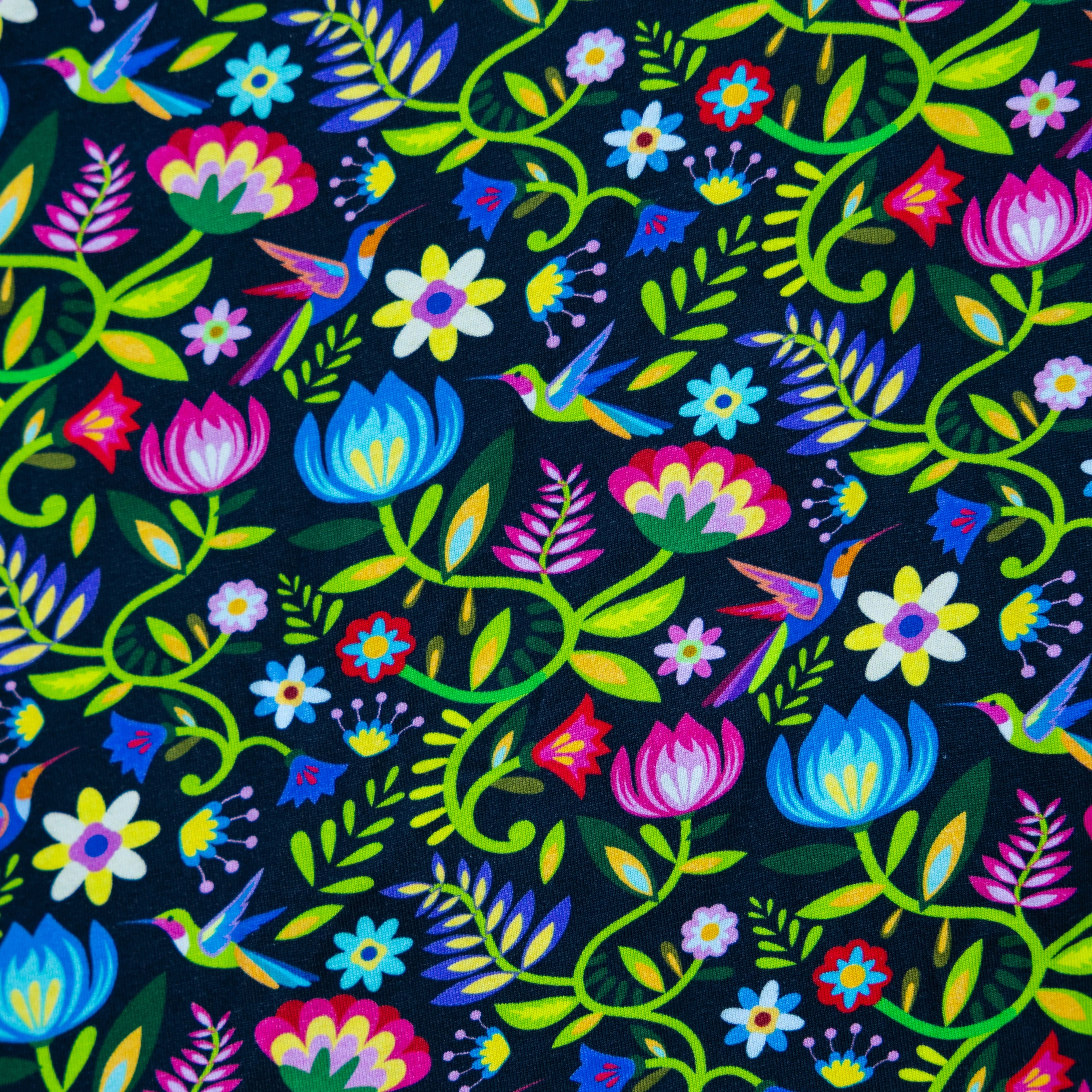 Hummingbird Paradise Maxi Dress