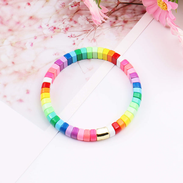 Rainbow Stretch Bracelet [FINAL SALE]