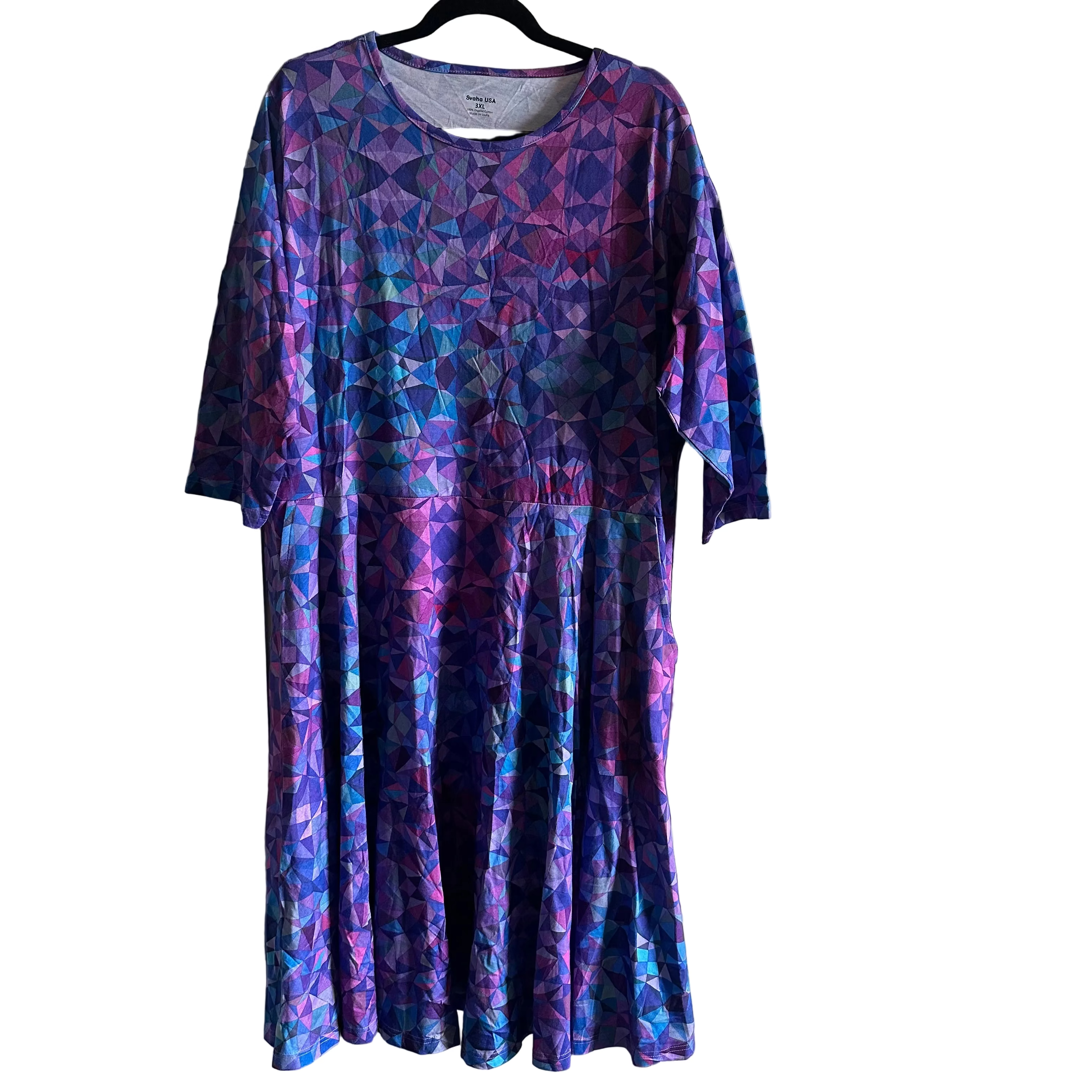 Kaleidescope Twirl Dress Sample - 3XL