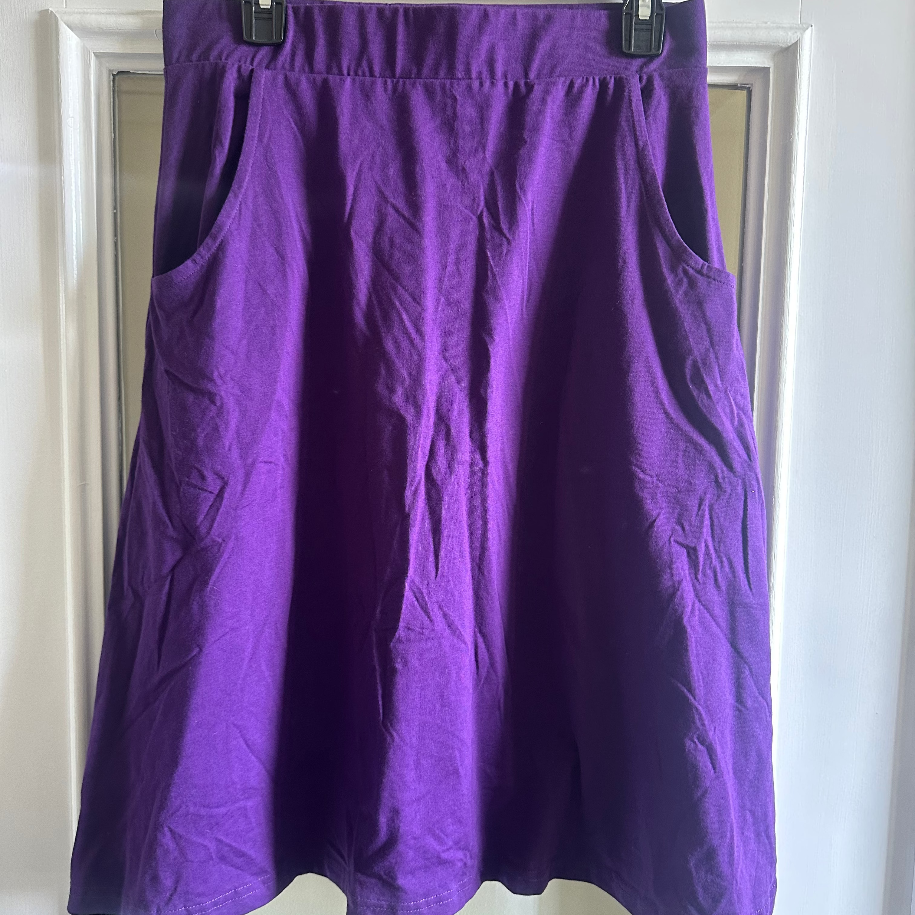 Purple A-Line Skirt Sample - M