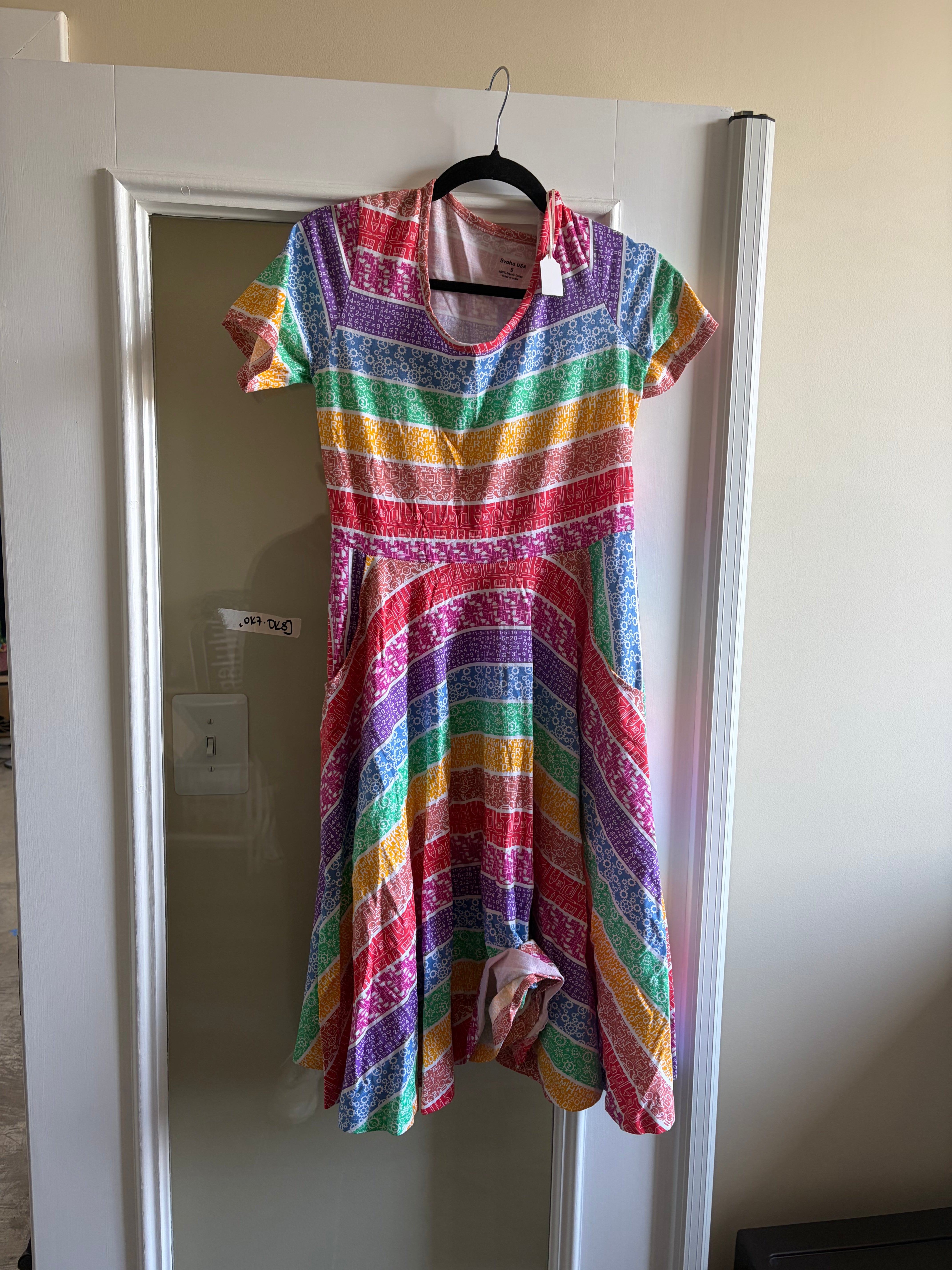 STEAM Rainbow Twirl Dress - S