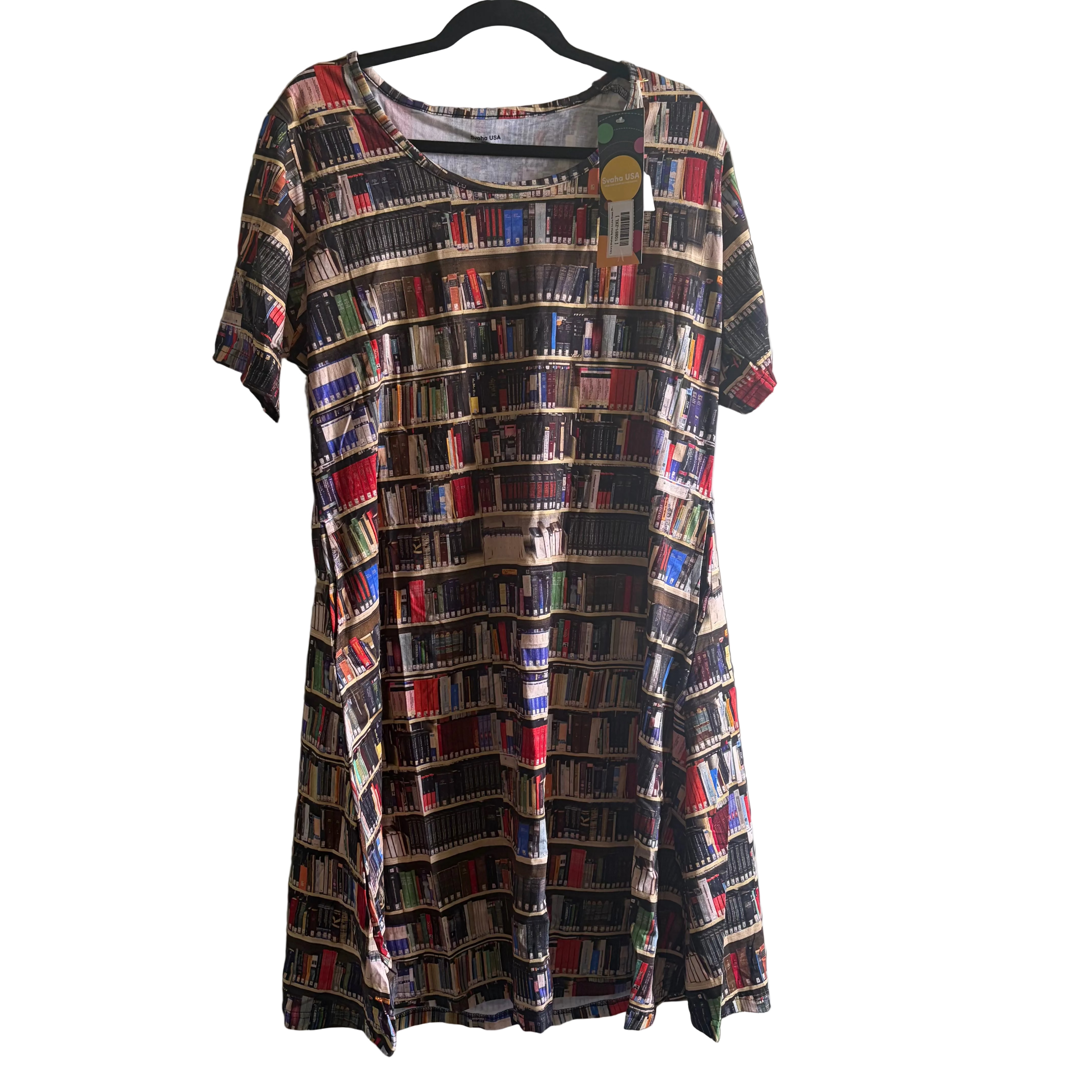Library Shelves Dress Sample - 2XL