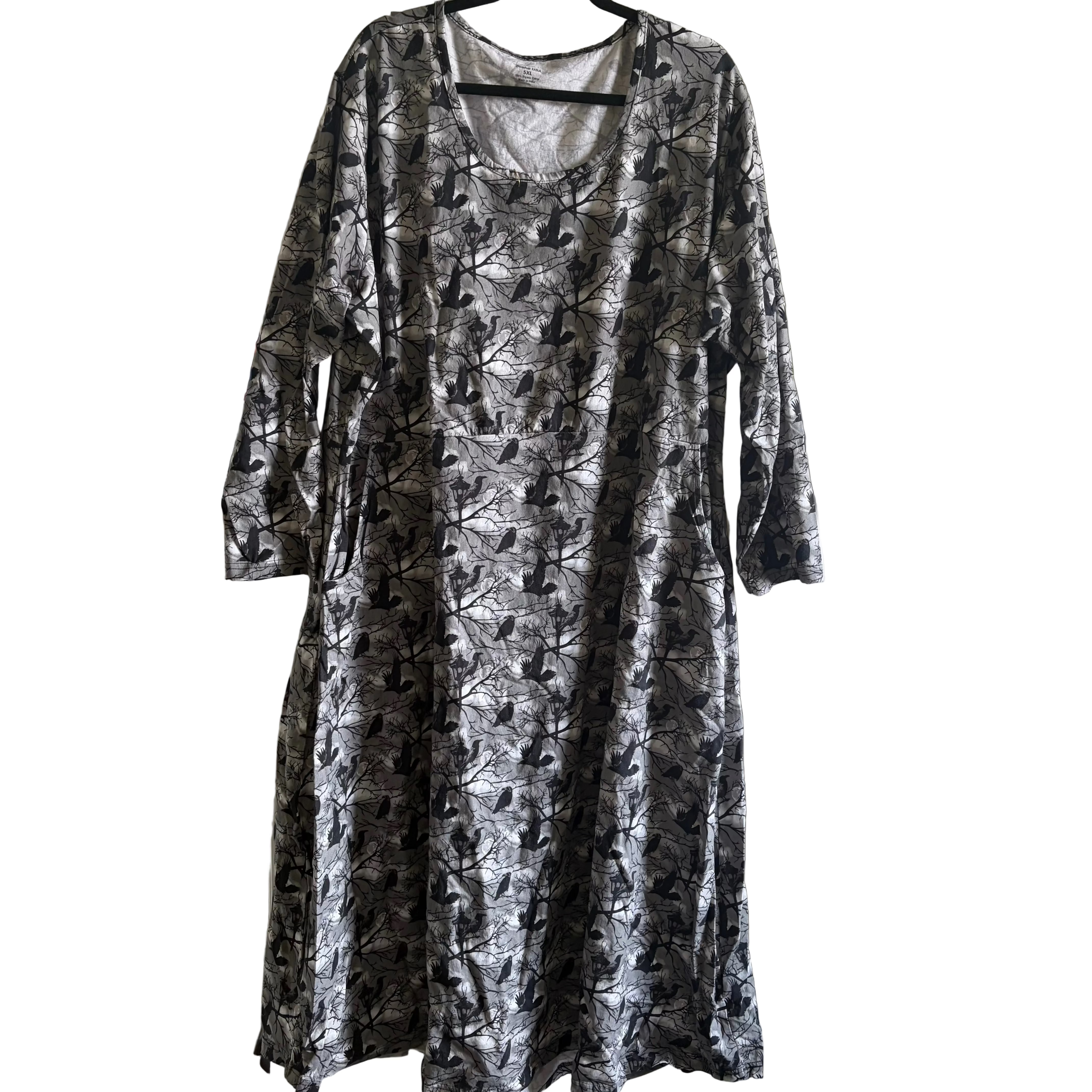 Ravens Midi Dress Sample - 5XL