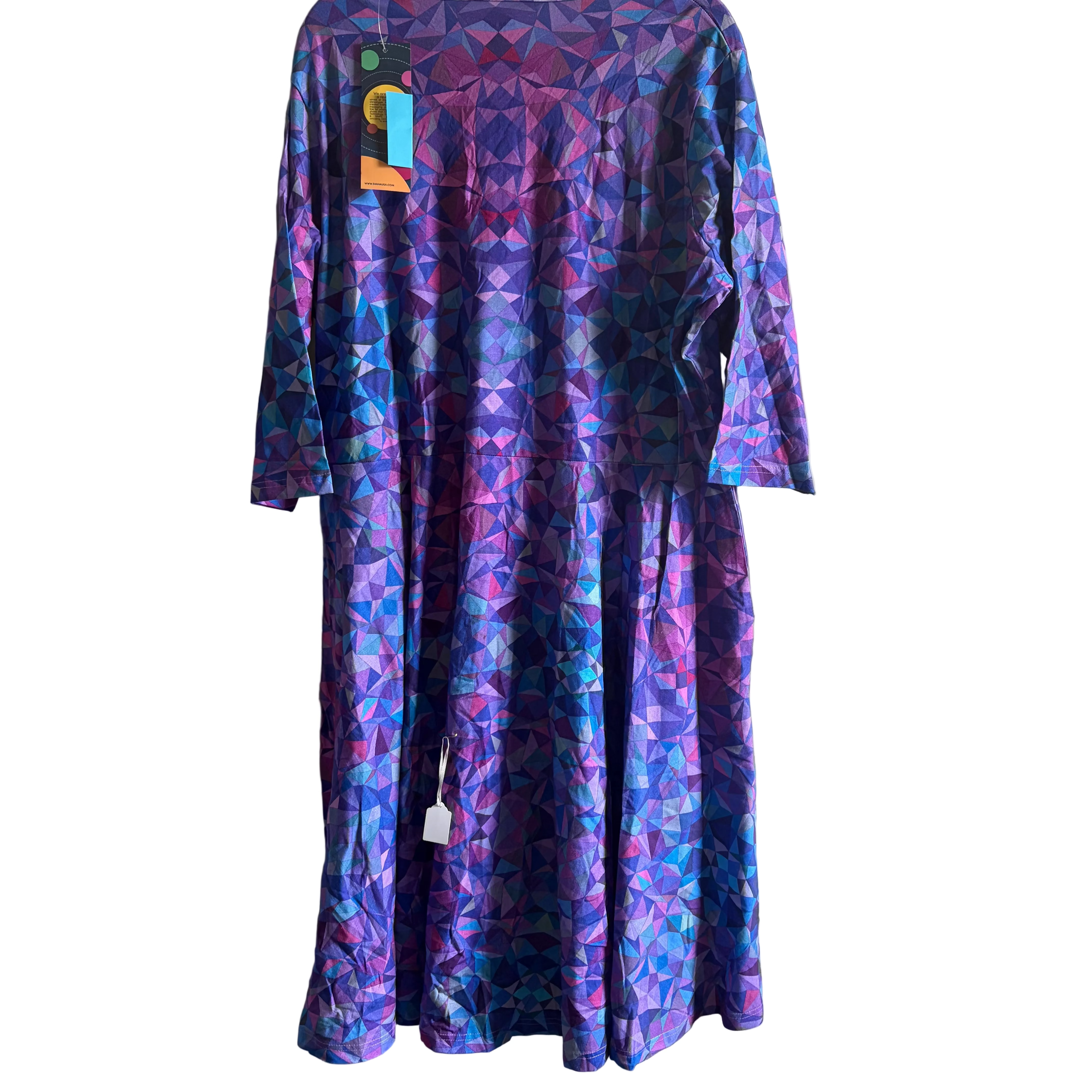 Kaleidescope Twirl Dress Sample - 3XL