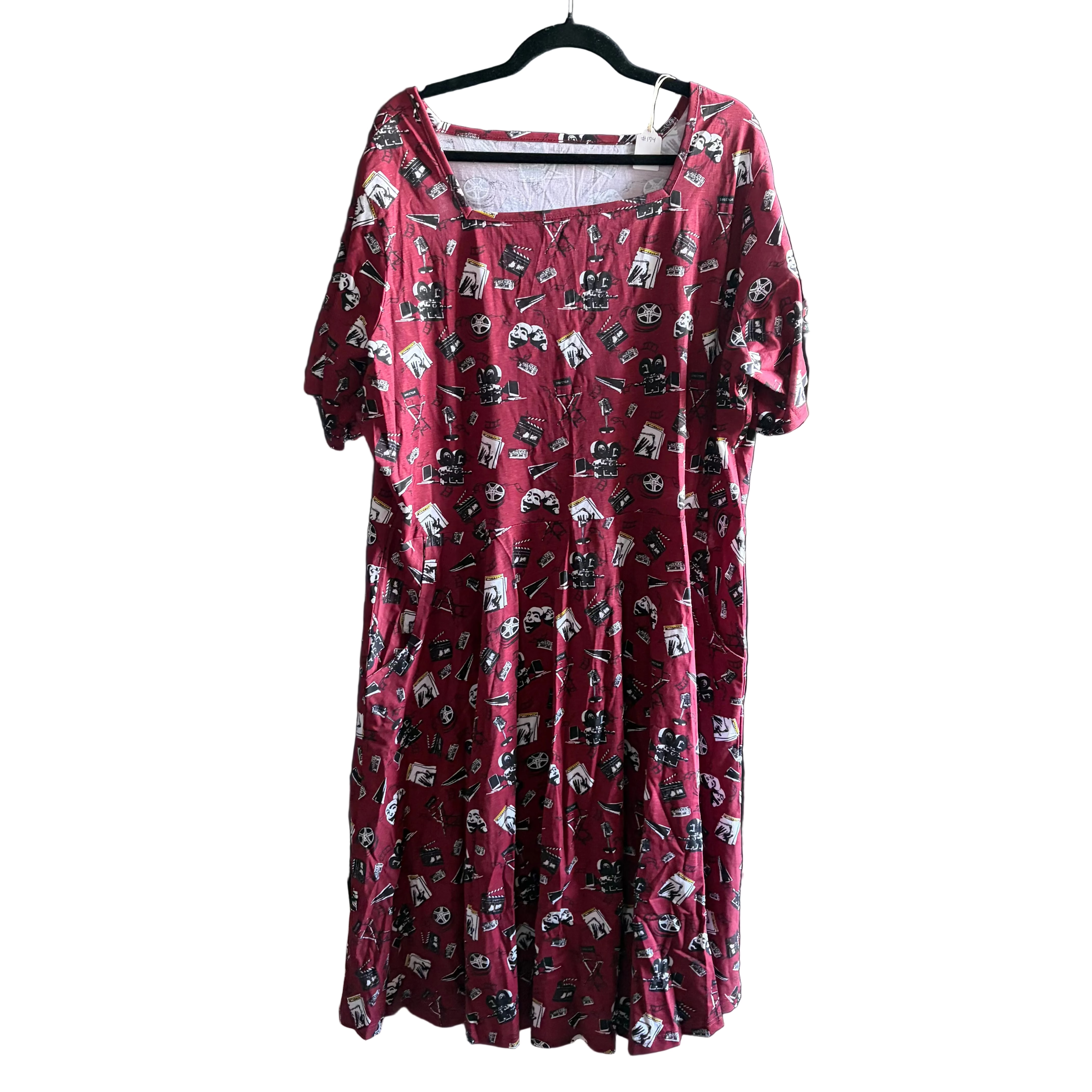 Lights Camera Fashion Dress Sample -  3XL