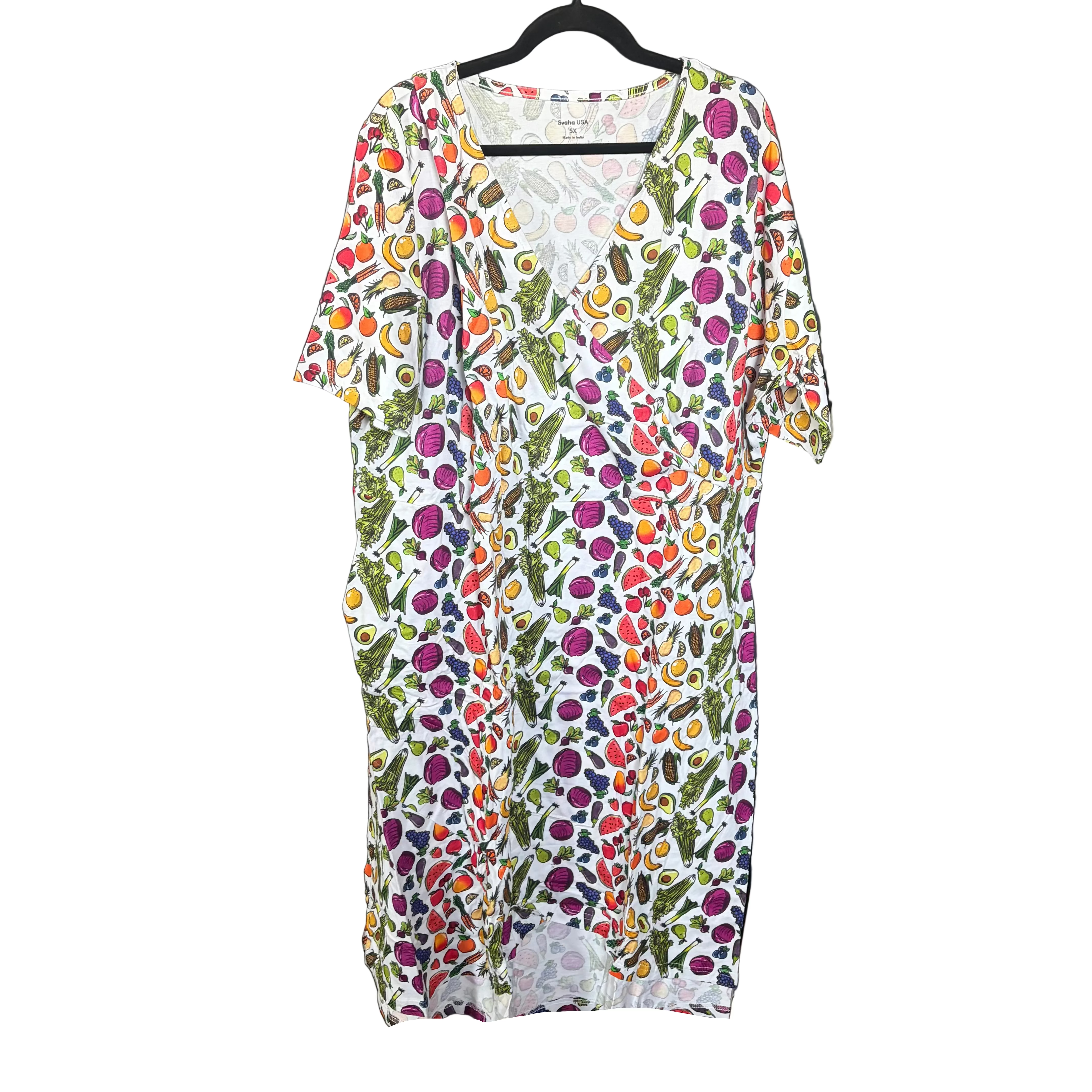 Fruits and Veggies Dress Sample - 5XL