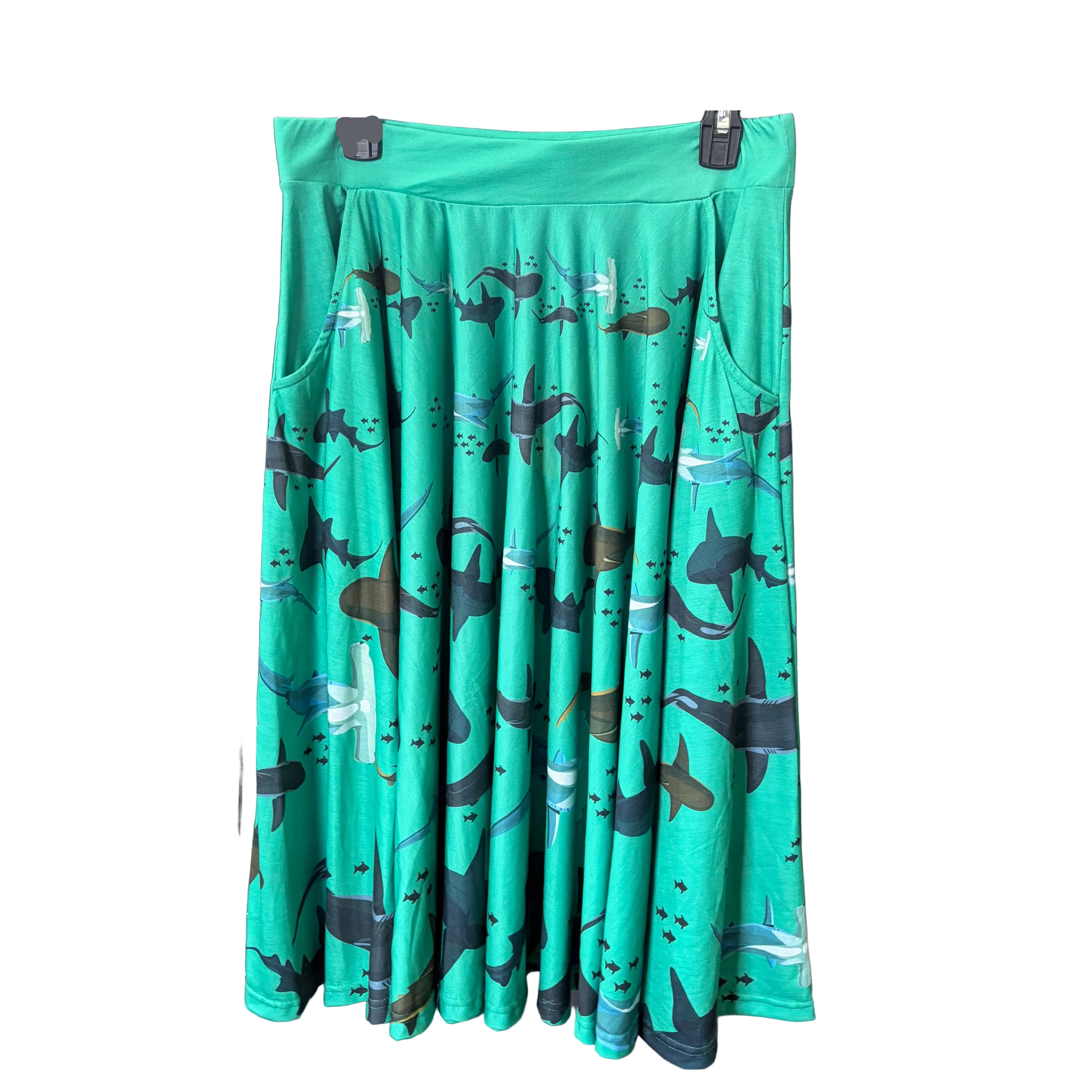 Shark Circles Skirt Sample - S