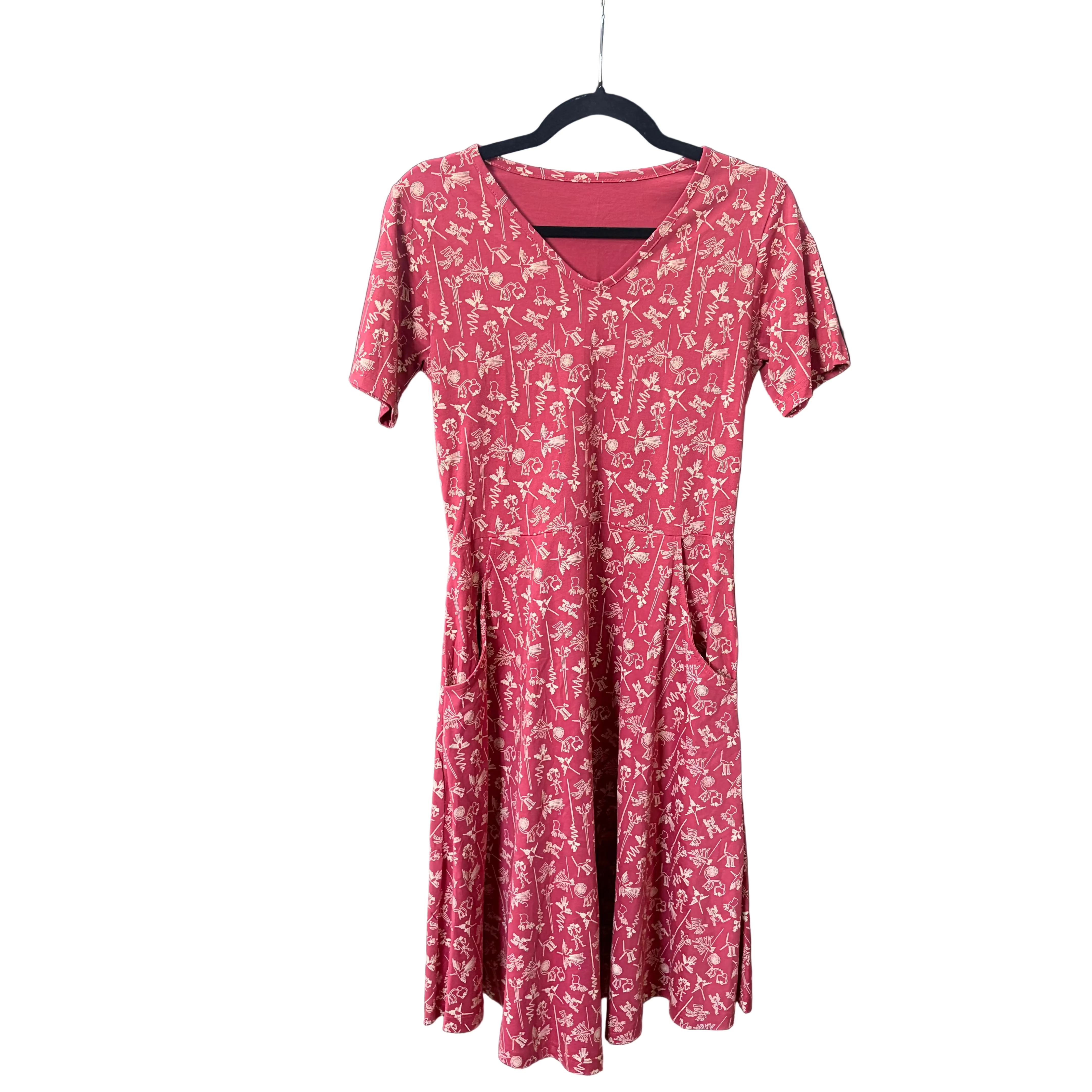 Nazca Lines Fit & Flare Dress Sample - S