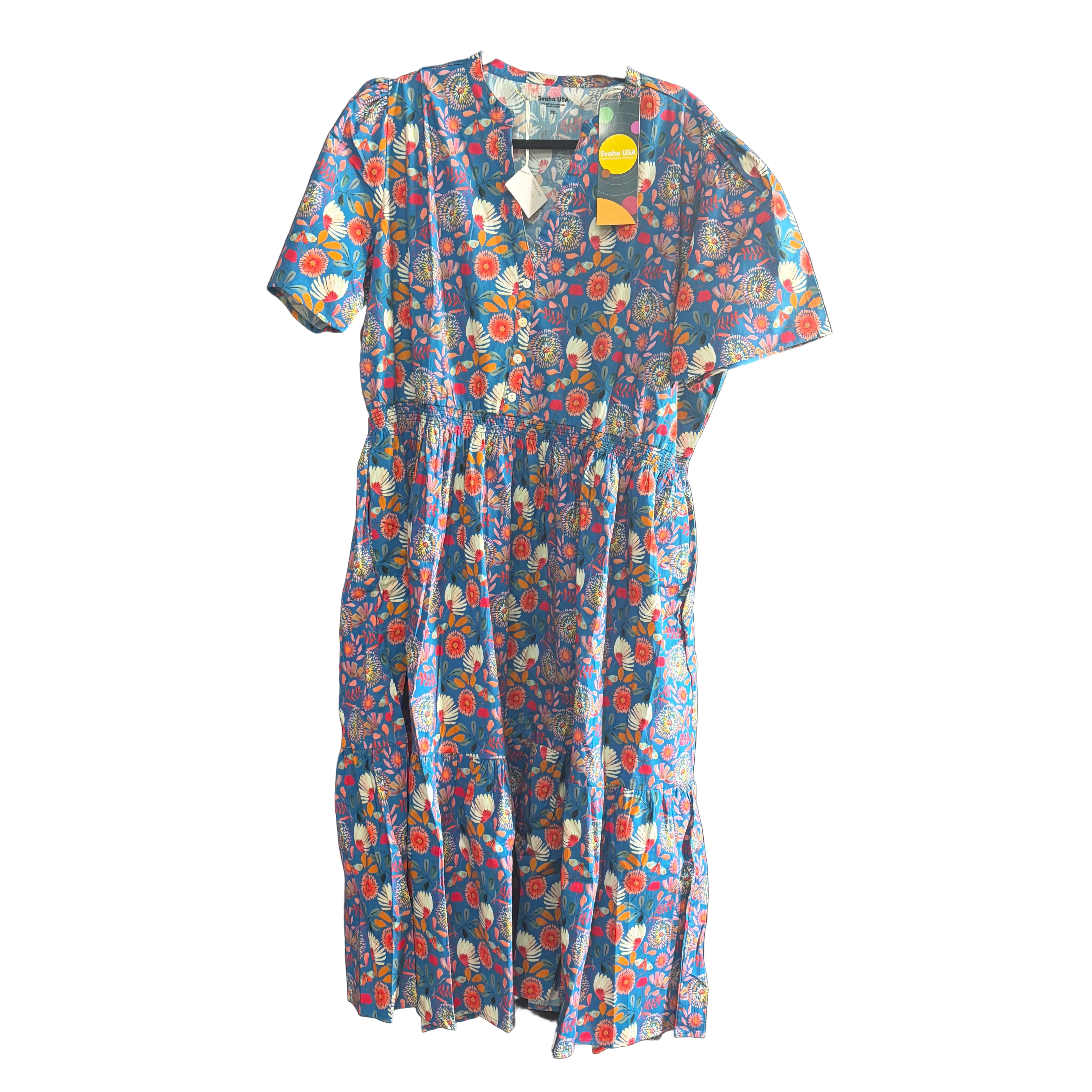 Botanical Blooms Dress Sample - 2XL