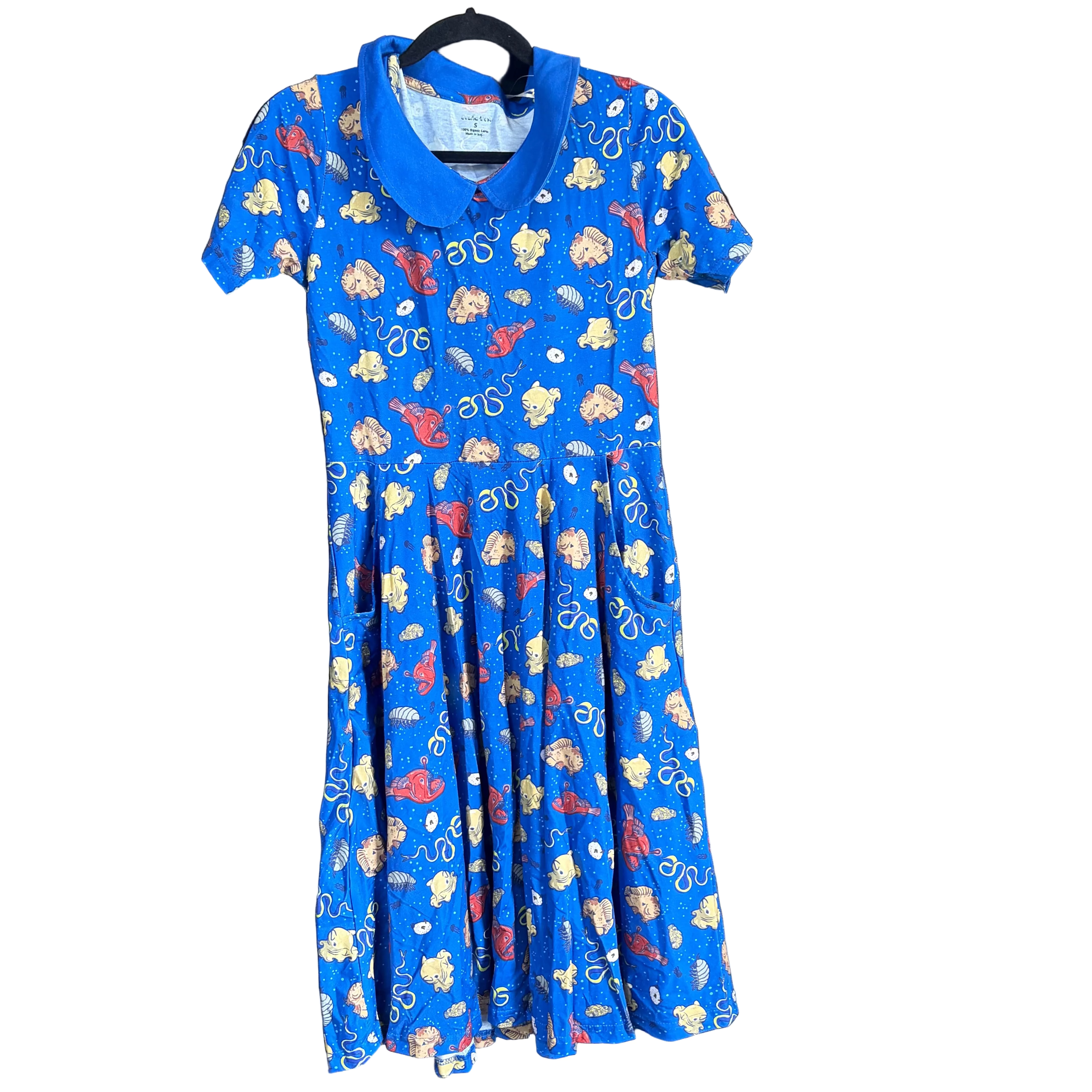 Oceans Creatures Twirl Dress Sample - S
