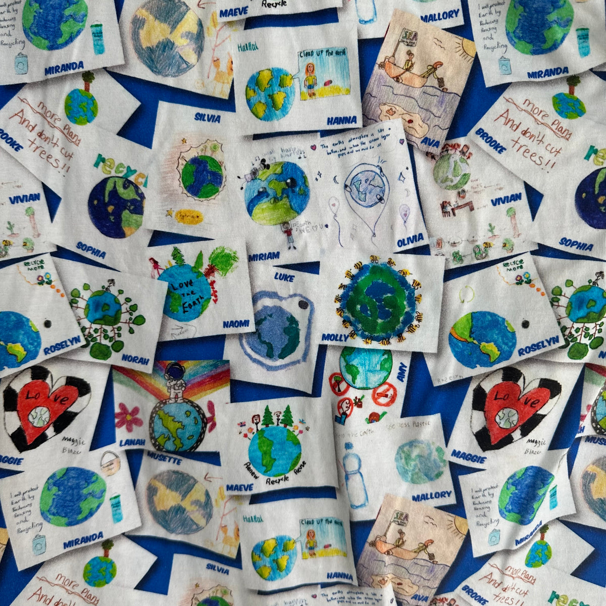 Save The Earth Kids' Art Tunic Top