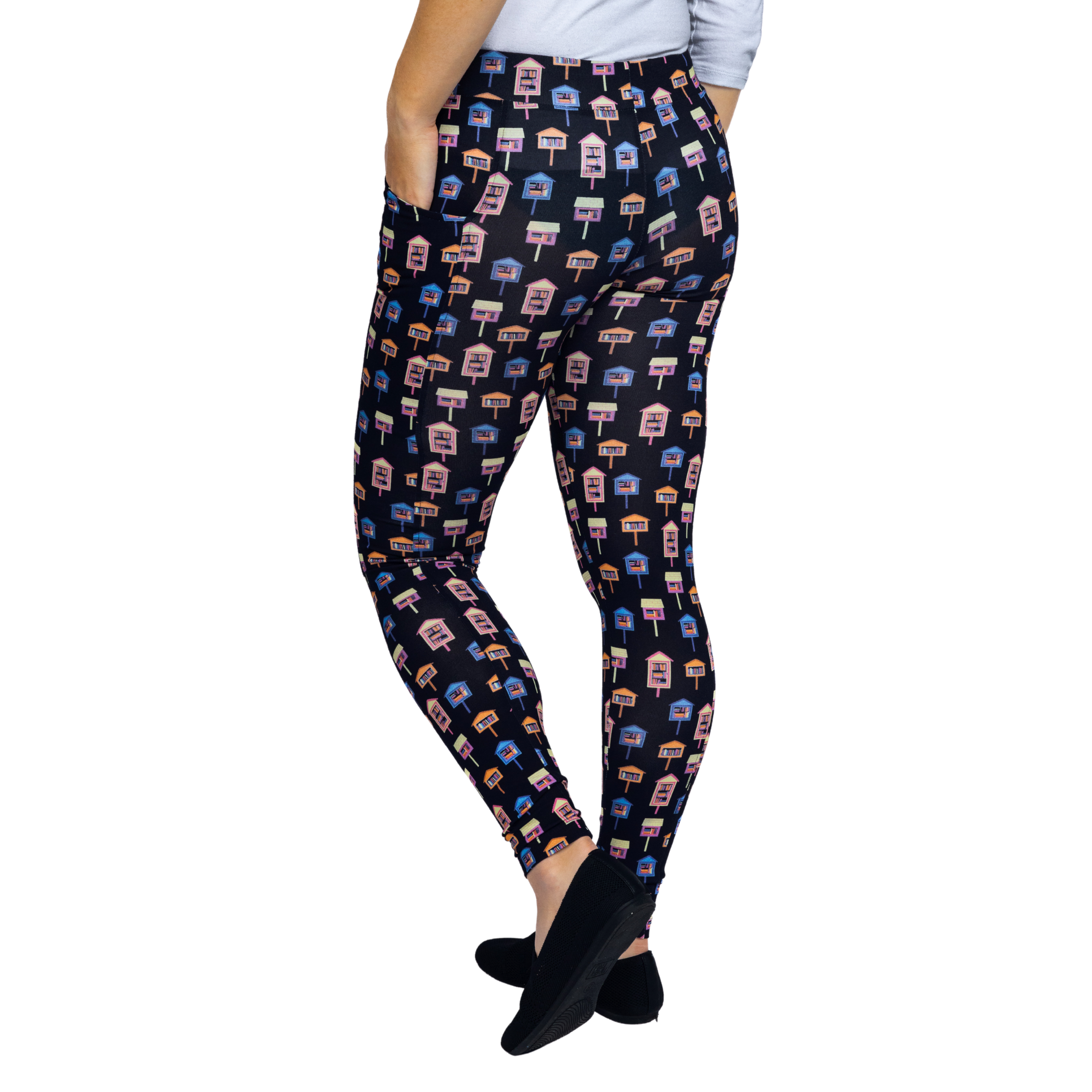 Little Libraries Adults Leggings with Pockets