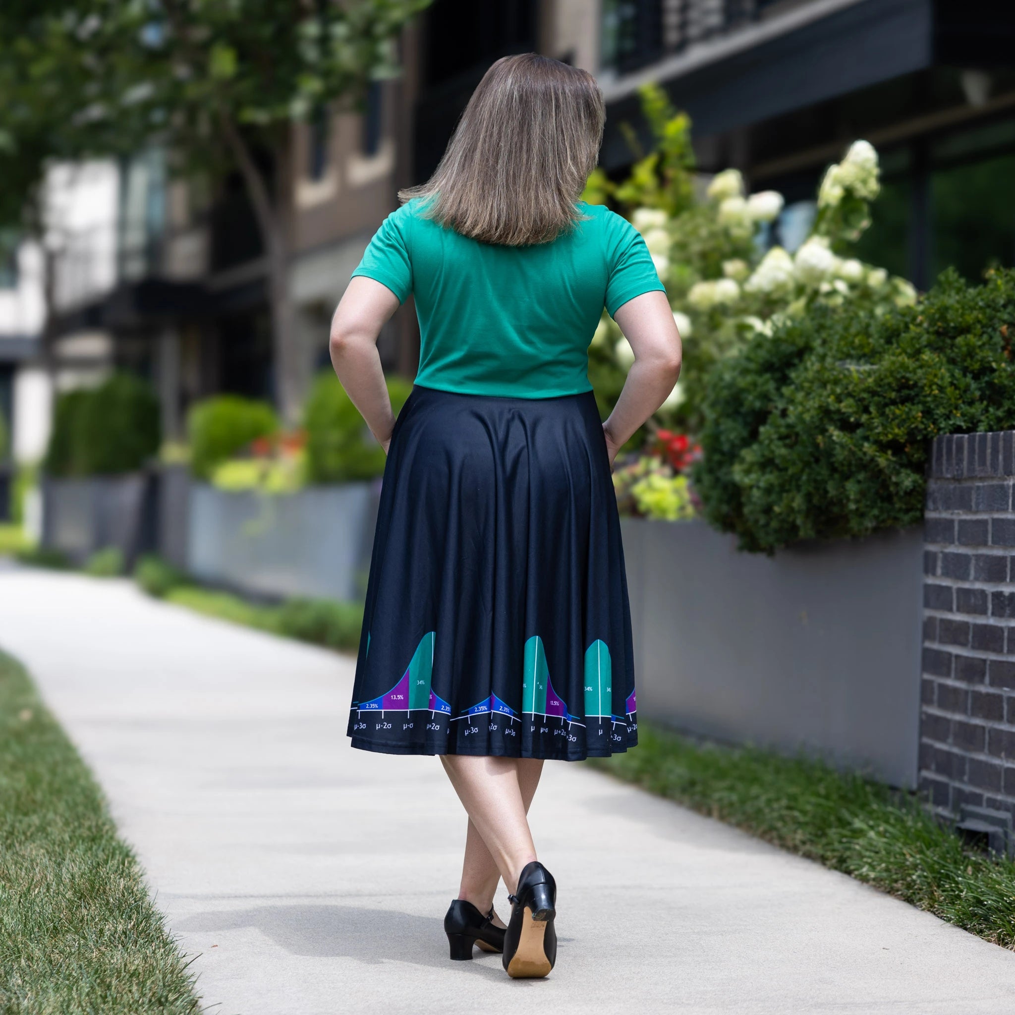 Bell Curve Full Twirl Dress