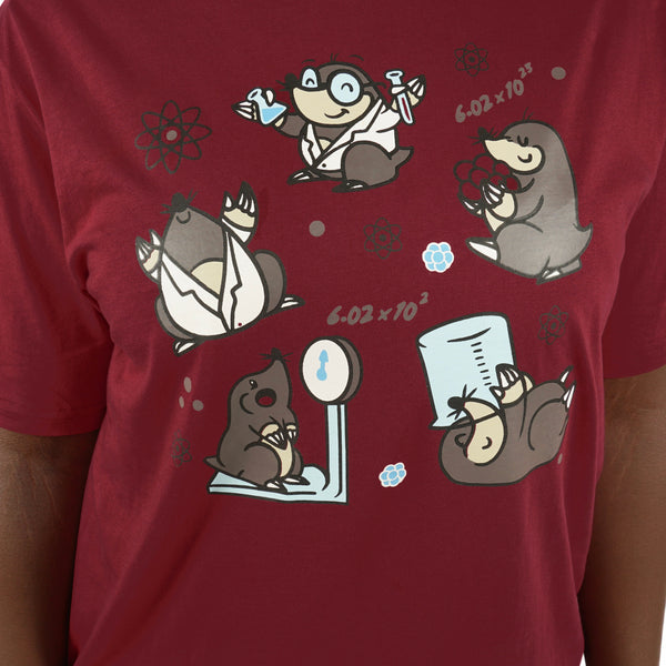 Science Moles Unisex Adults T-Shirt