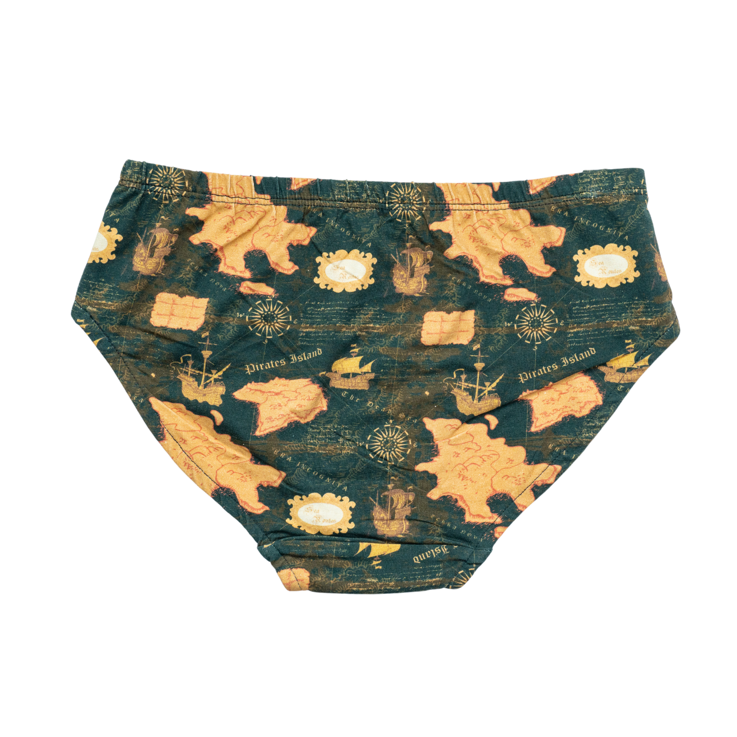 Nautical Chart Map Kids Underwear- 3 Pack