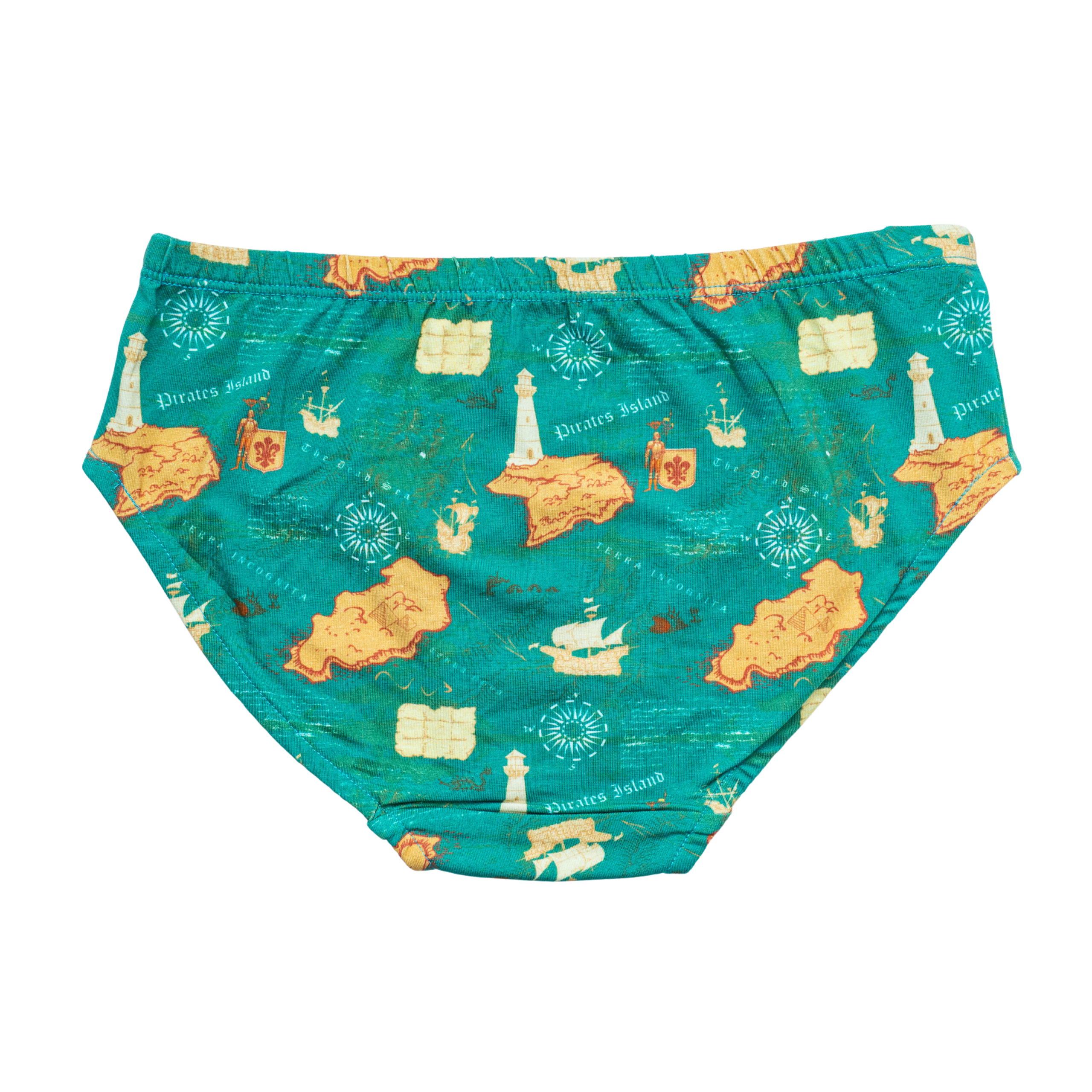 Nautical Chart Map Kids Underwear- 3 Pack