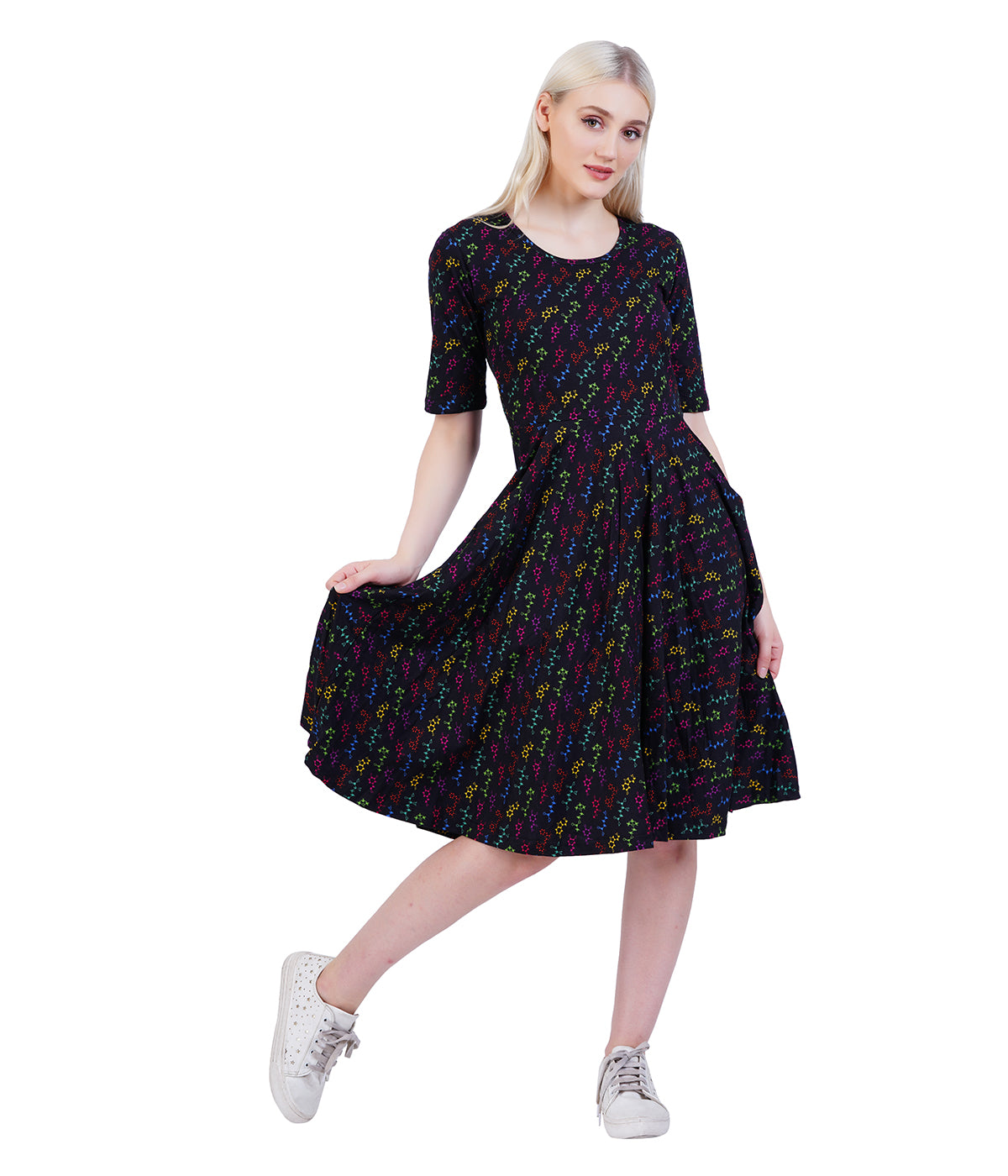 Neurotransmitters Twirl Dress