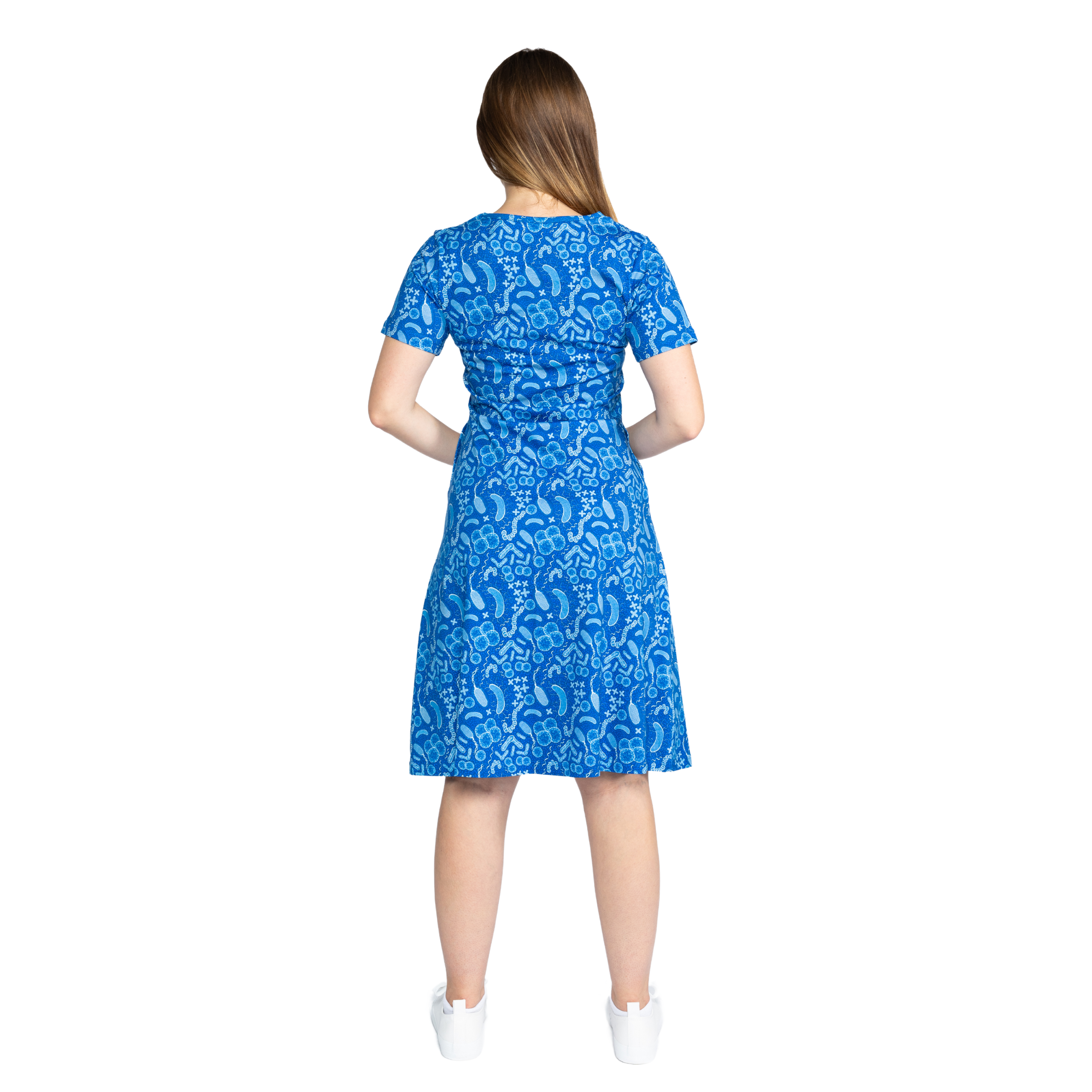 Paisley Bacteria A-Line Dress (No Waist Seam)