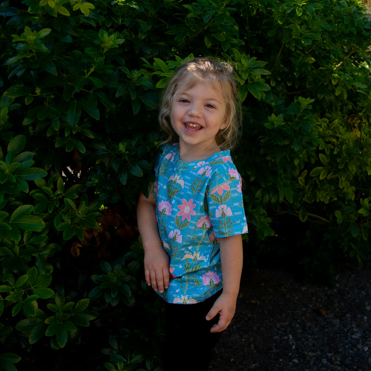 Parts Of A Flower Kids T-Shirt