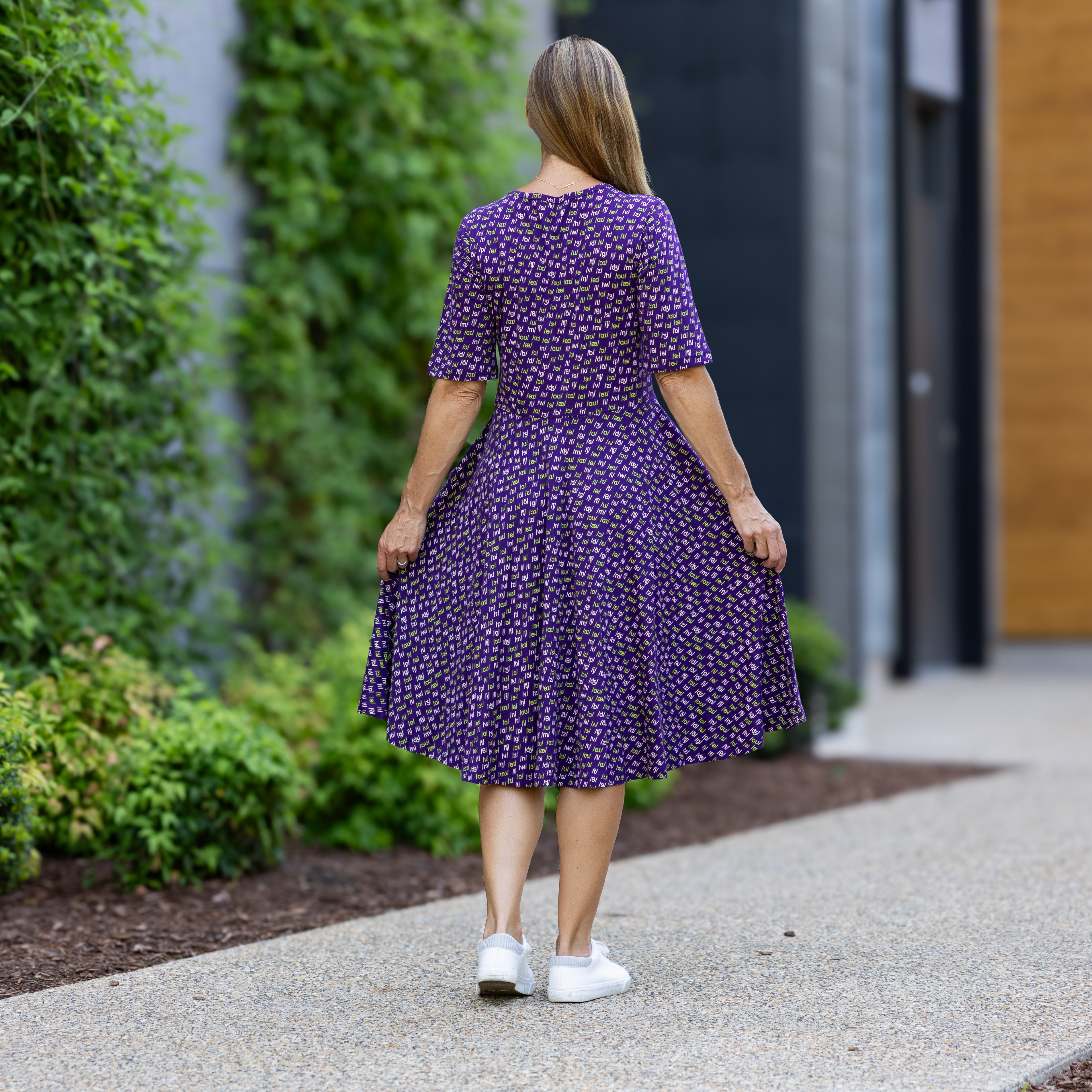Phonetics Twirl Dress