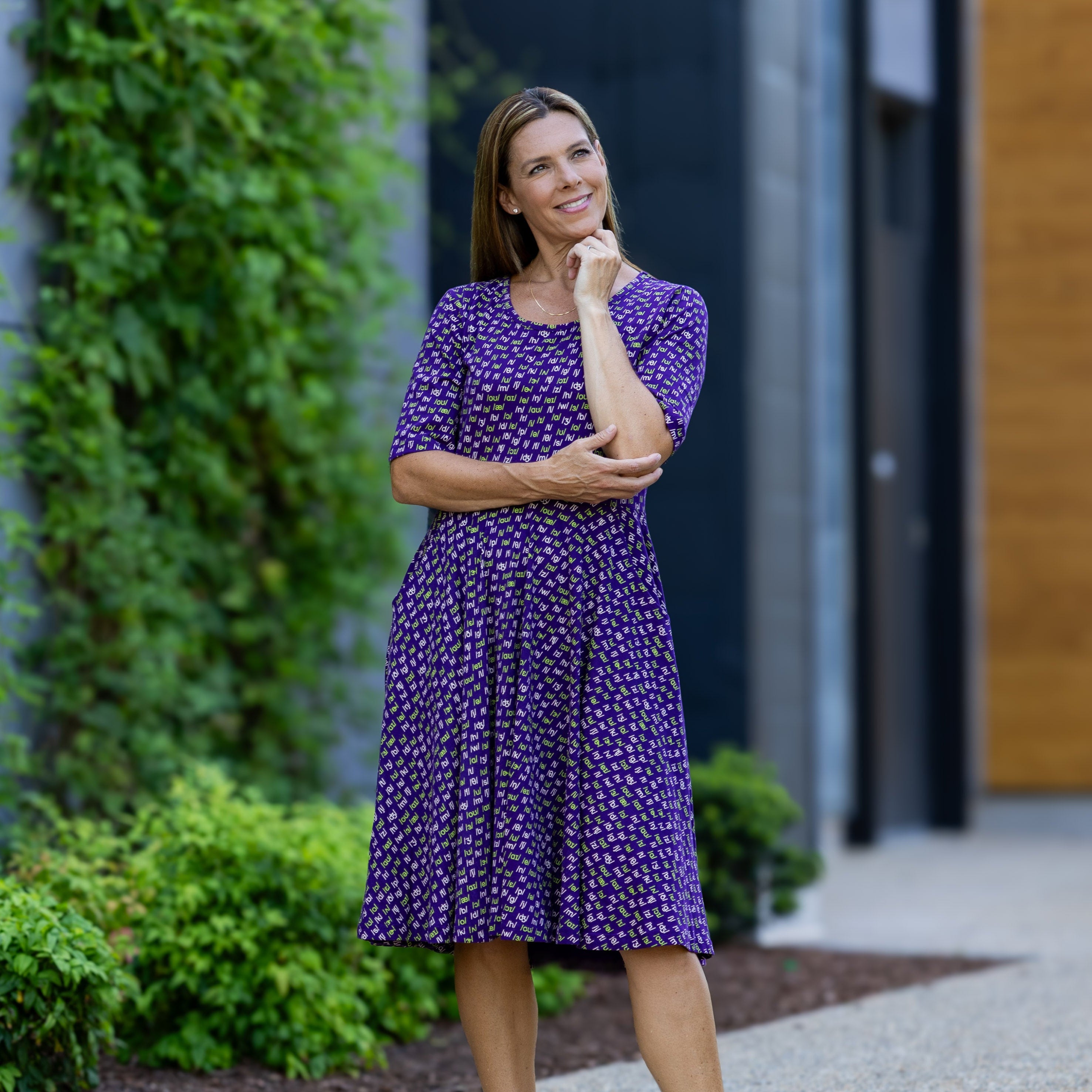 Phonetics Twirl Dress