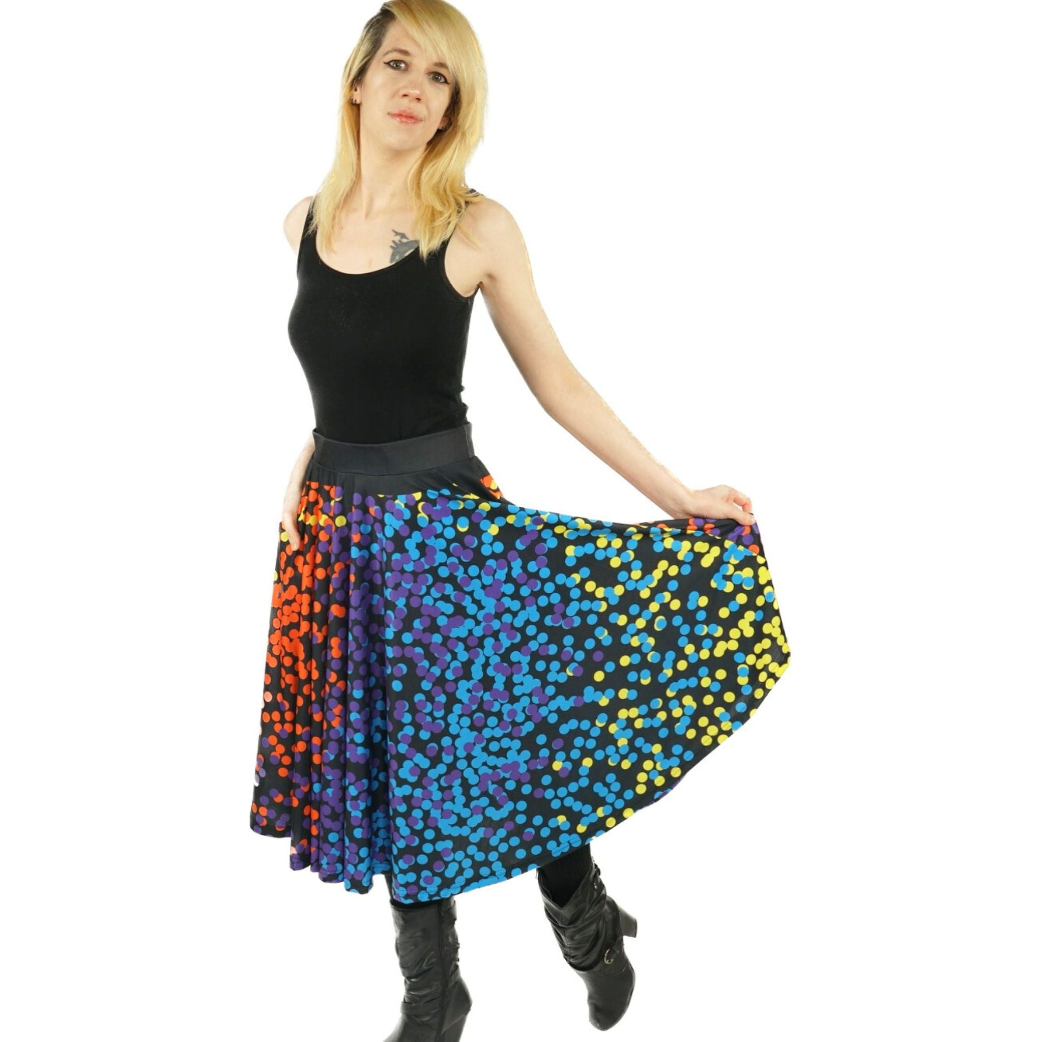 Pointillism Twirl Skirt