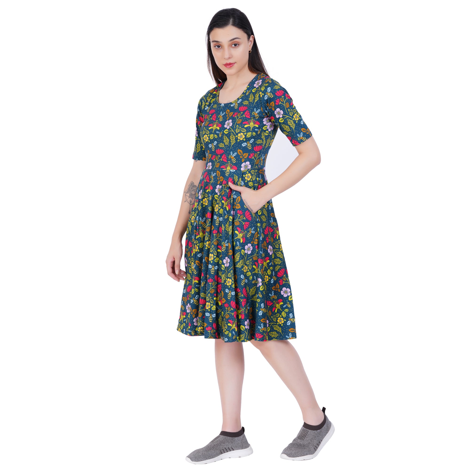 Pollinator Twirl Dress