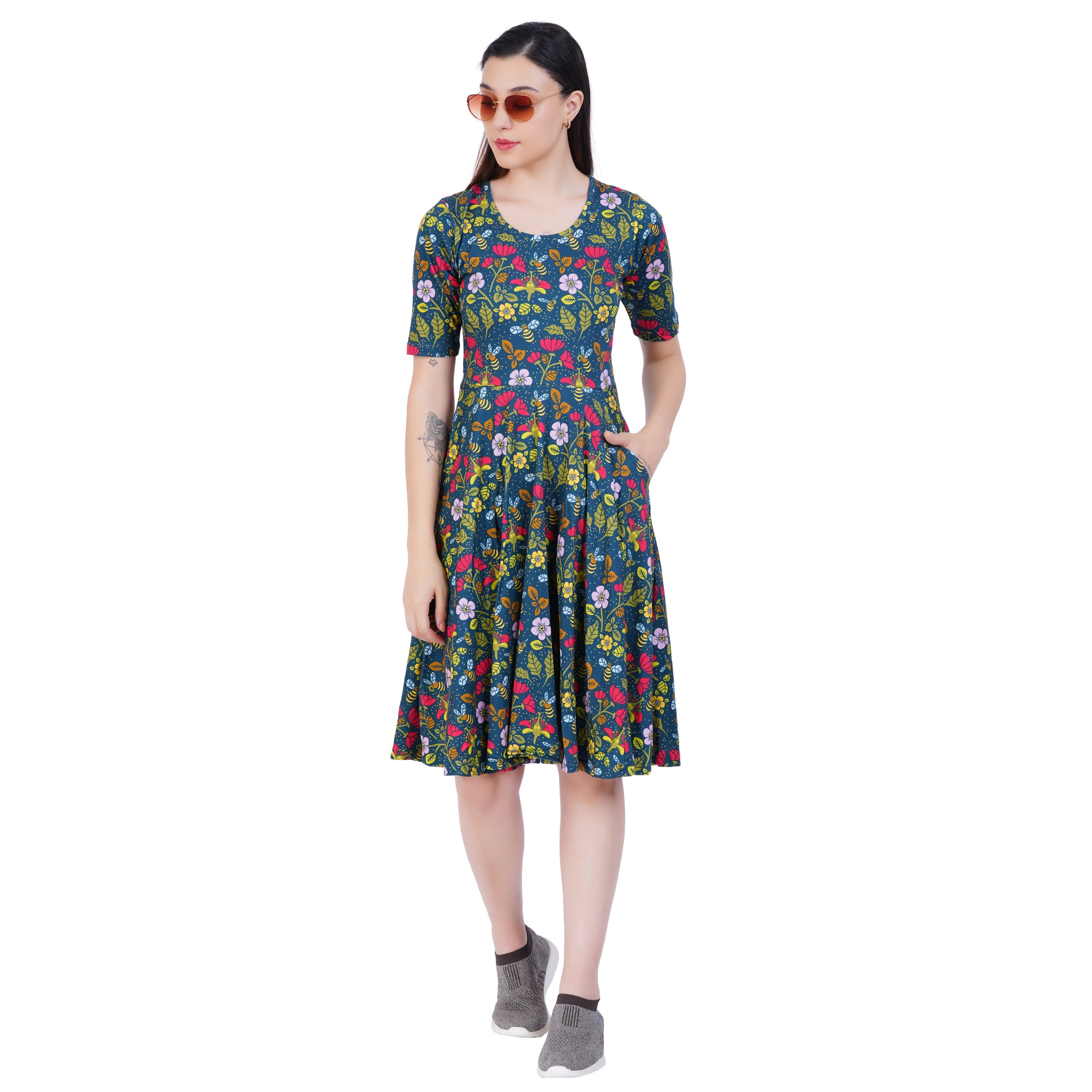 Pollinator Twirl Dress