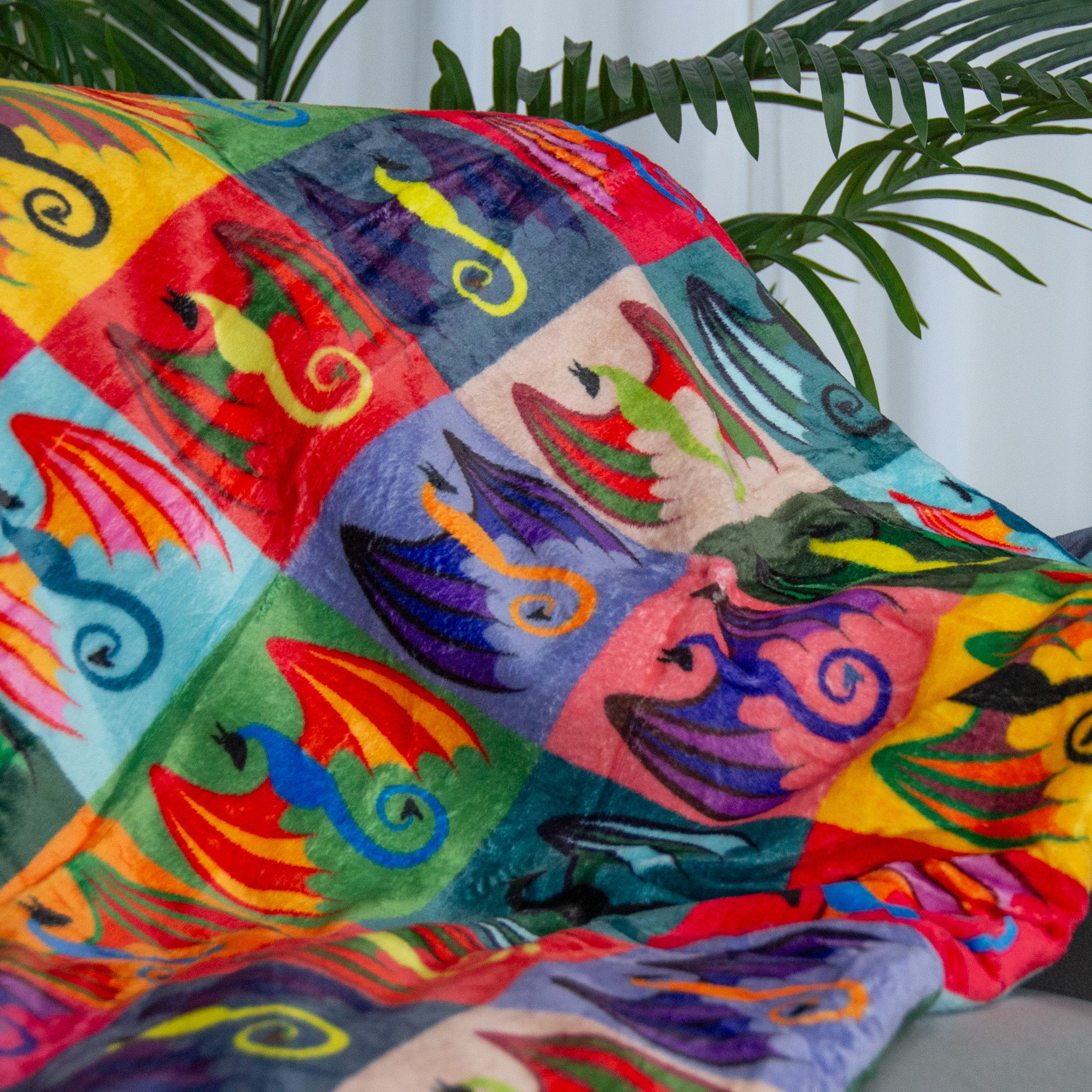Rainbow Dragons Blanket