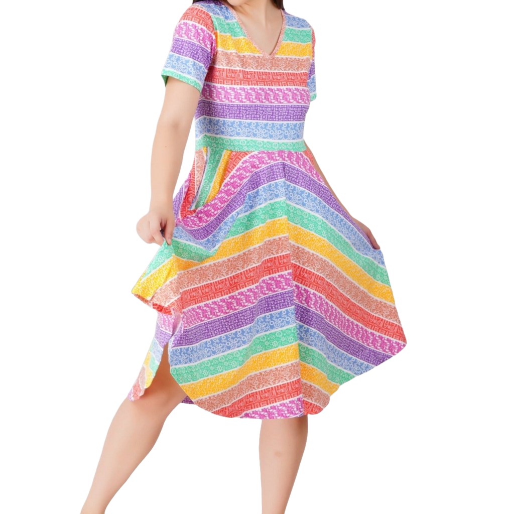 STEAM Rainbow Radia Dress Svaha USA