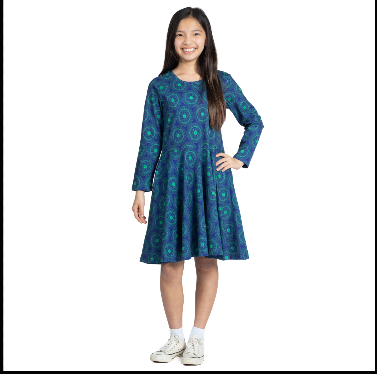 Pi Mandala Kids Dress Sample - 11/12 YEARS