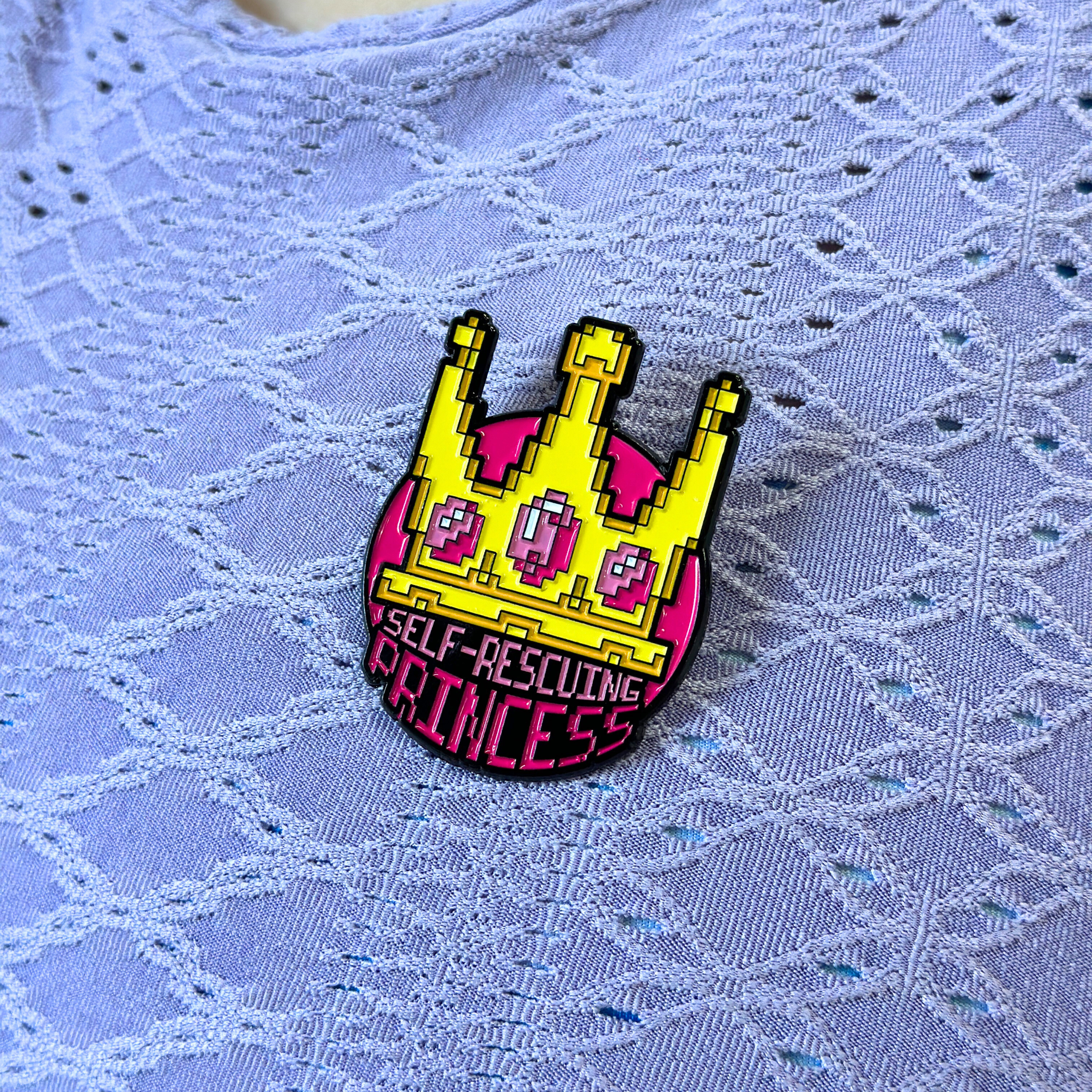 Self-Rescuing Princess Enamel Pin