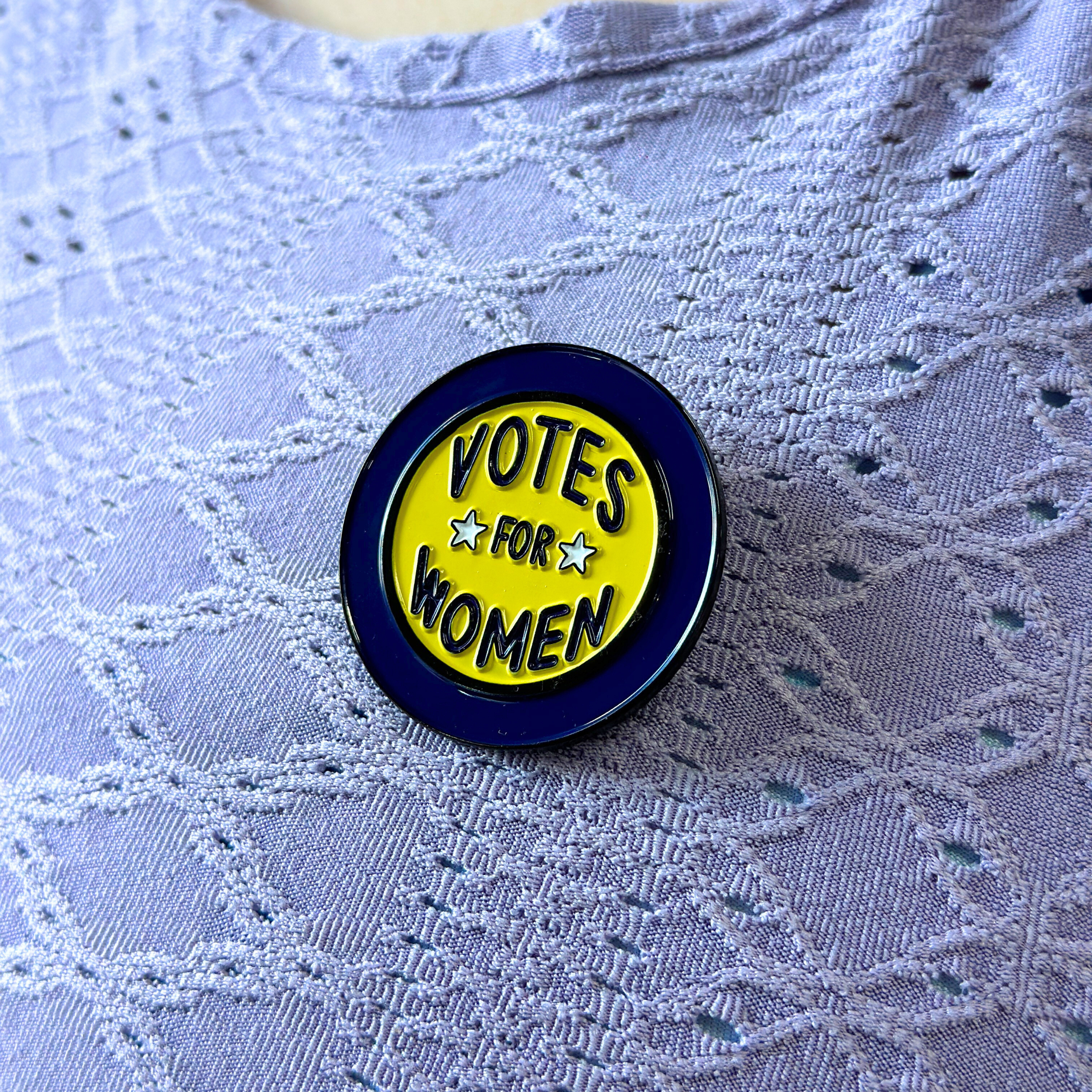 Votes For Women Enamel Pin