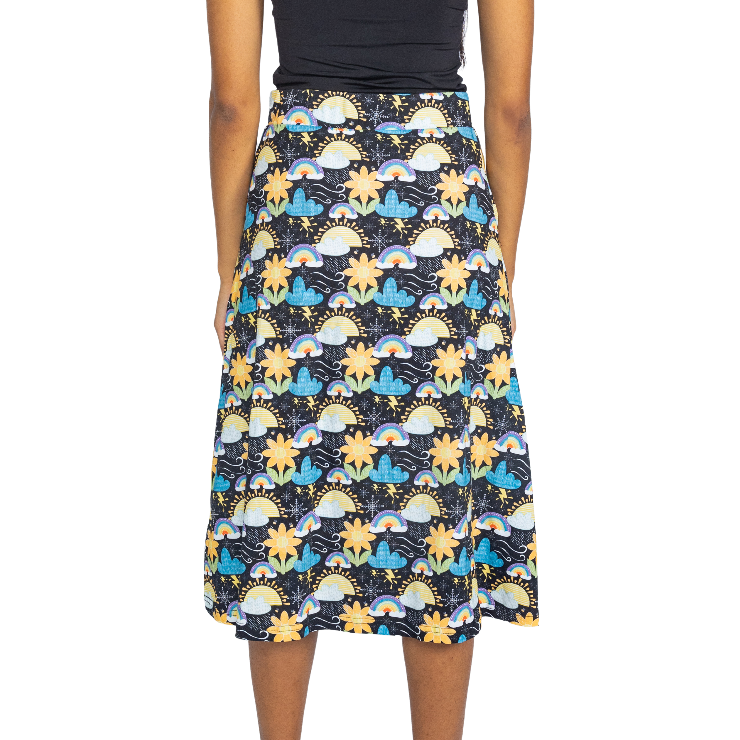 Weather A-Line Midi Skirt