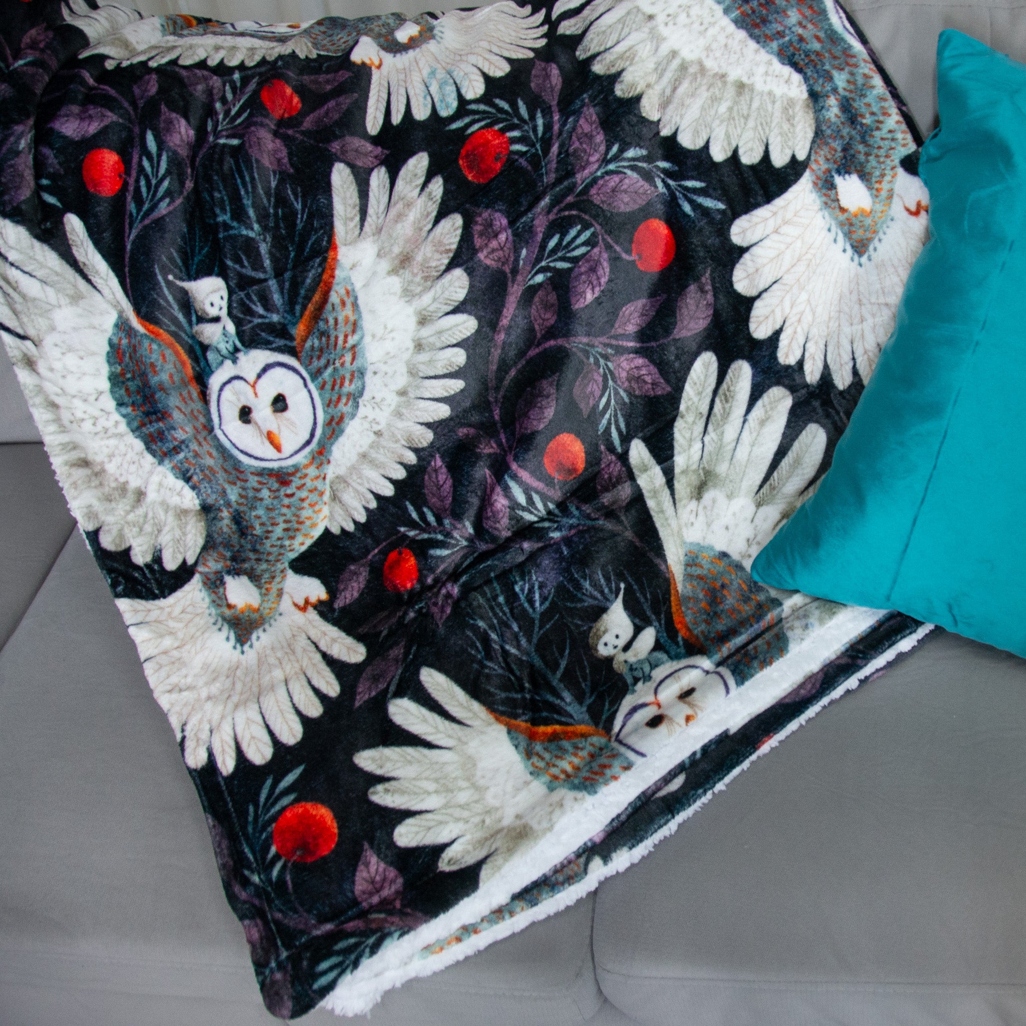 Winter Owl Blanket