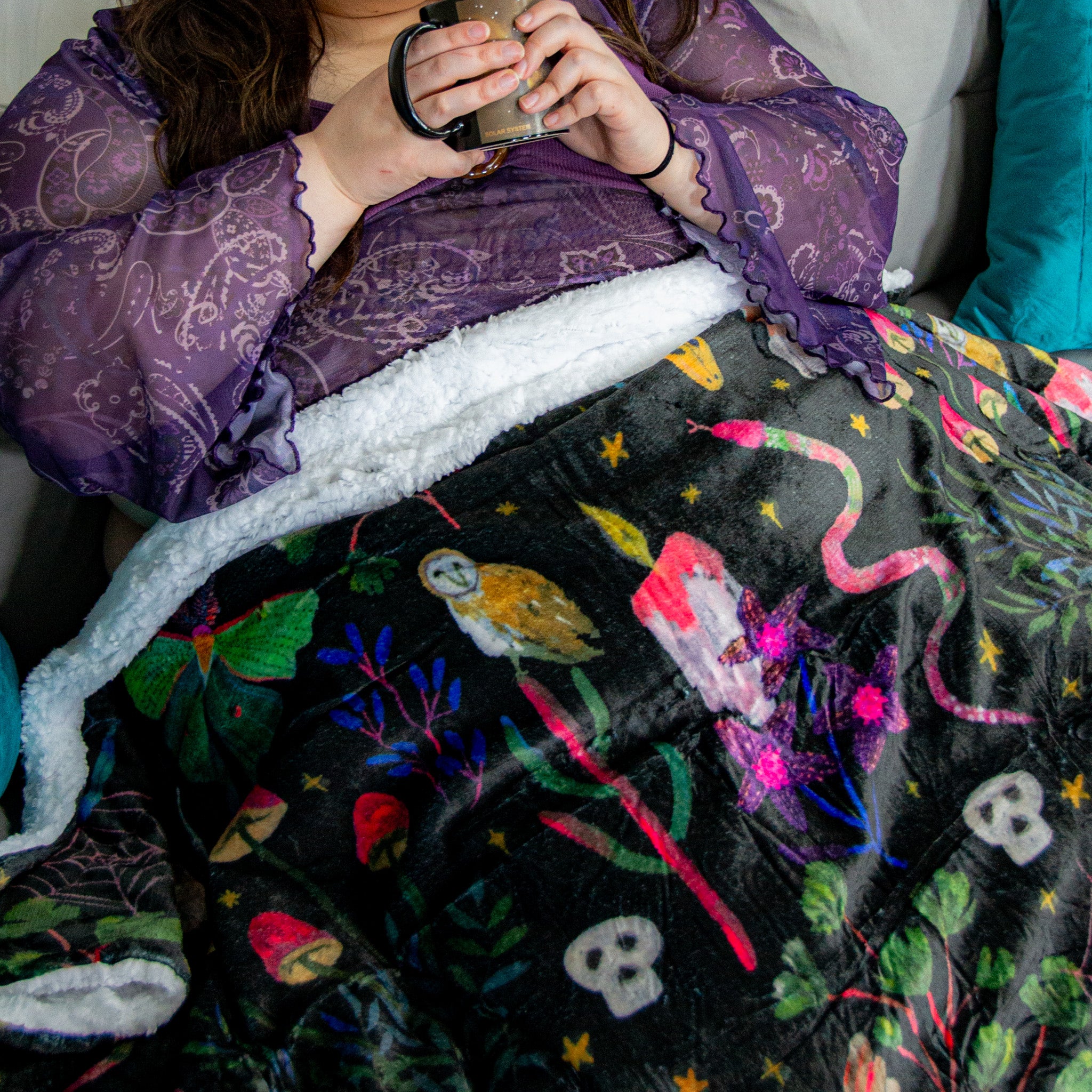 Witchy Forest Blanket