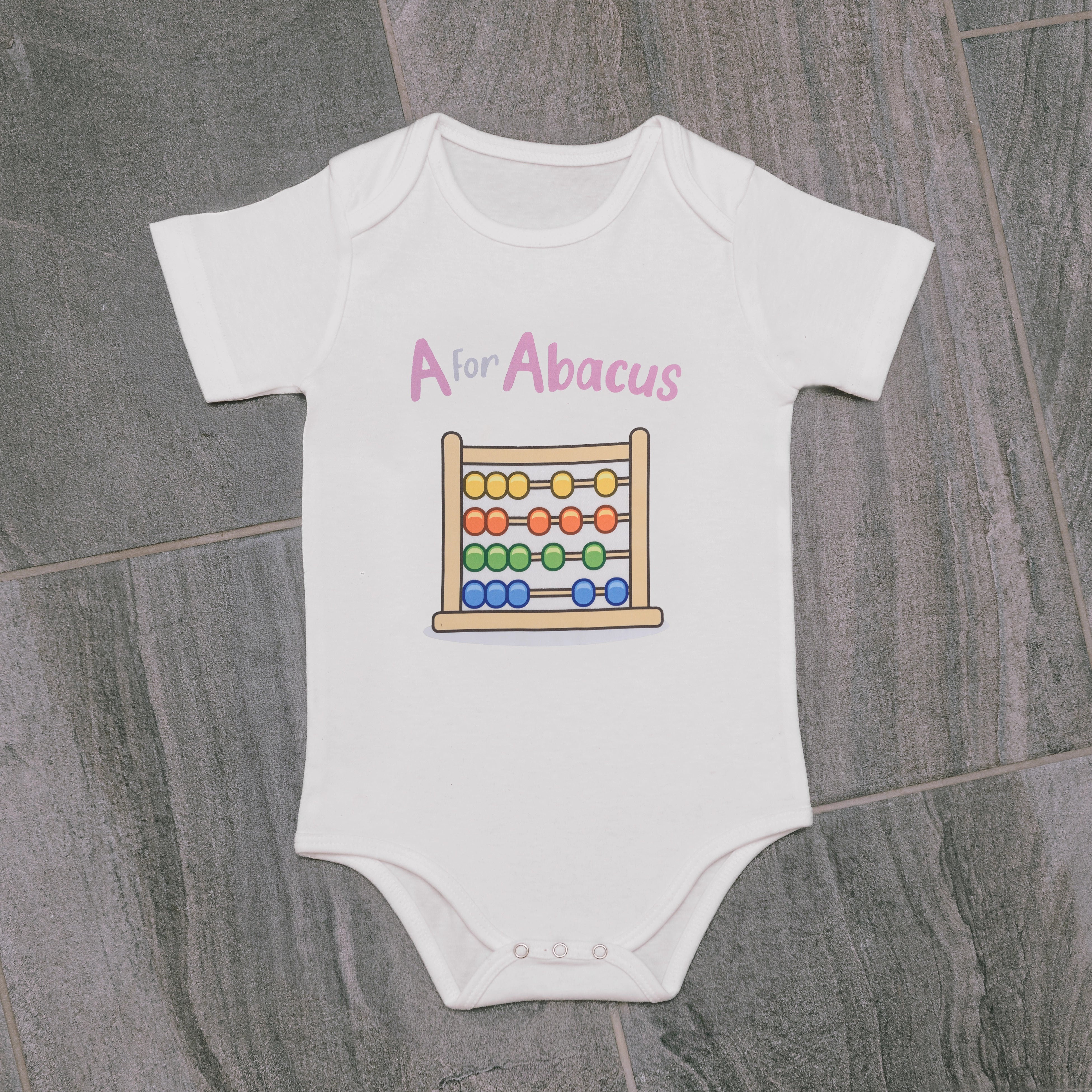 ABCs of Math Baby Bodysuits