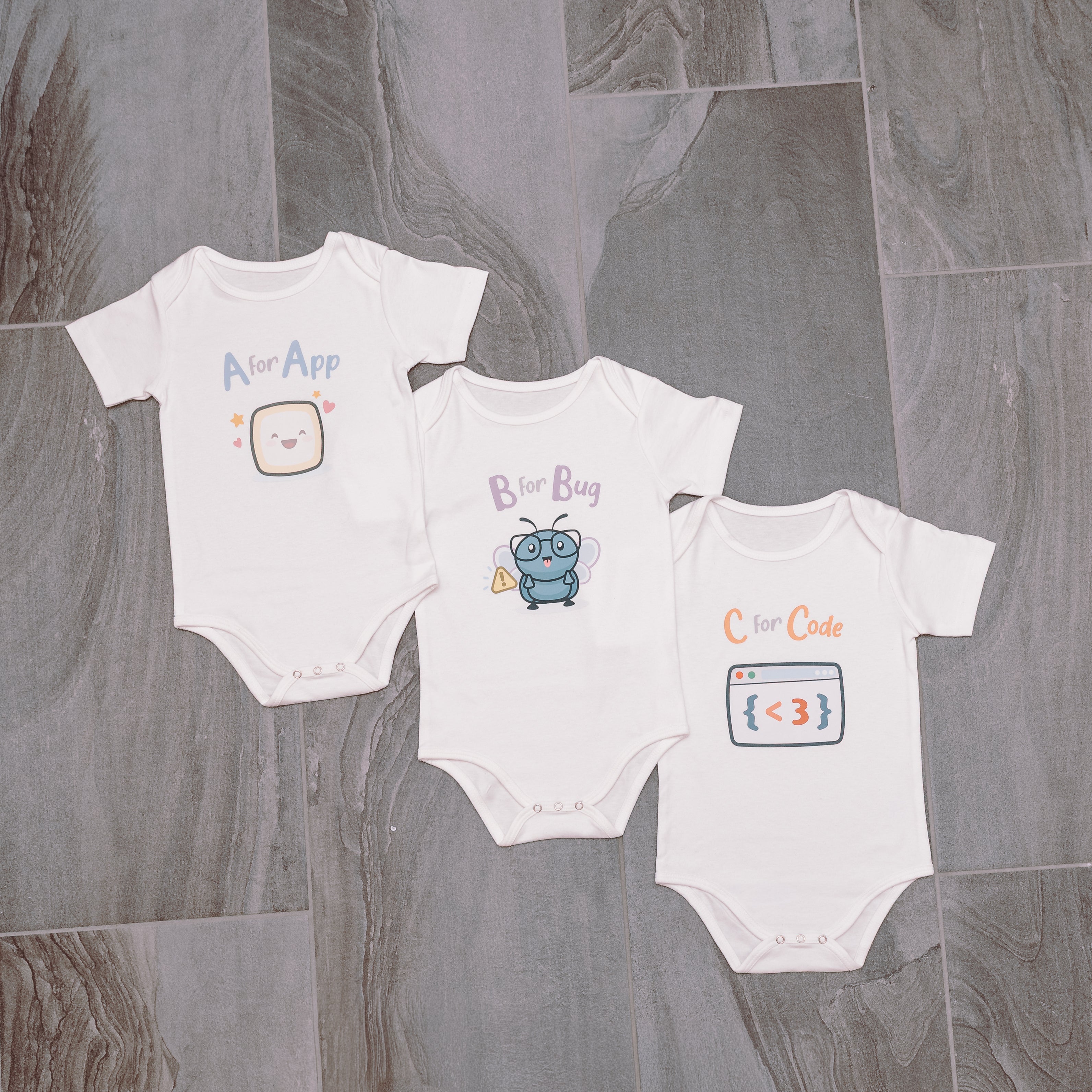 ABCs of Engineering Baby Bodysuits