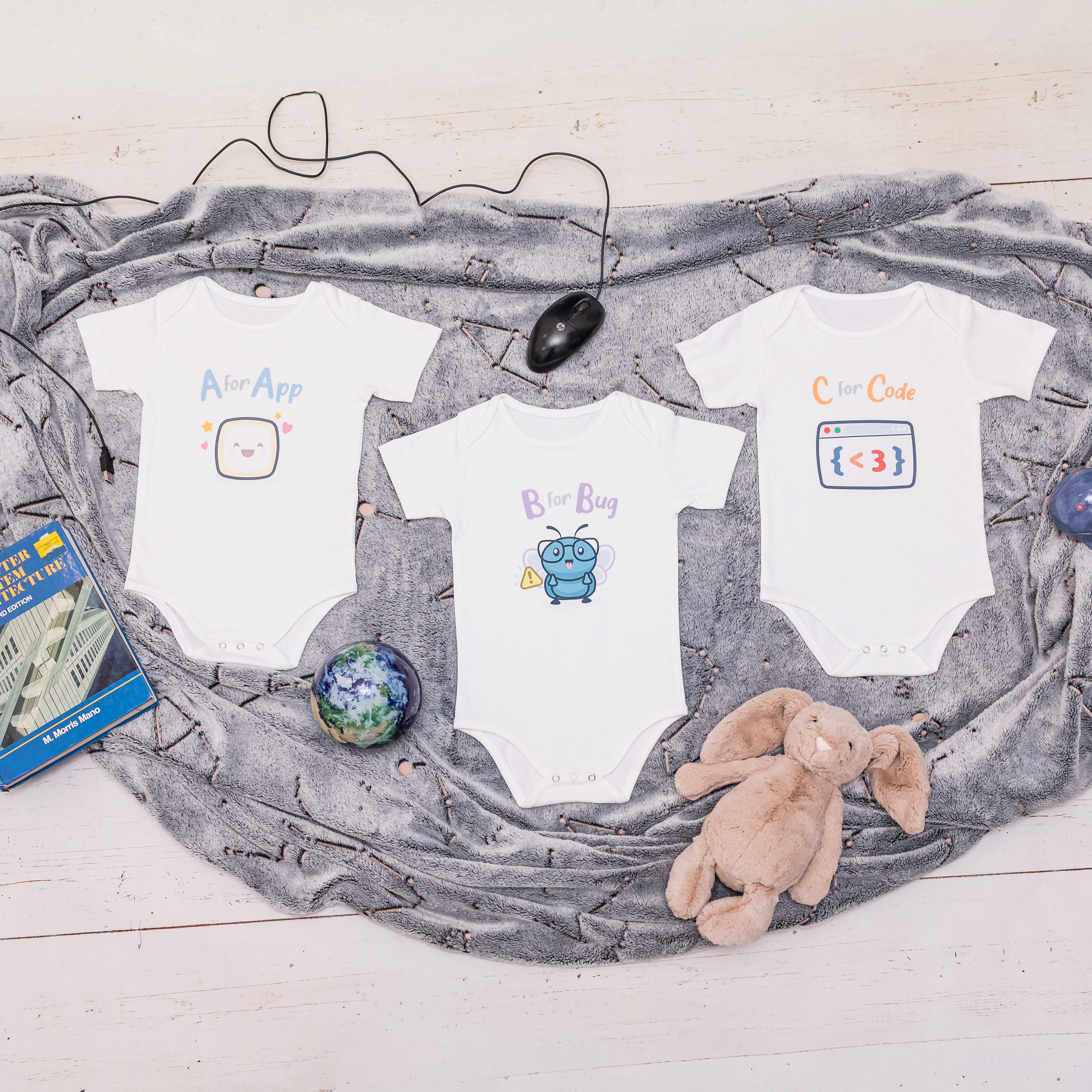 ABCs of Engineering Baby Bodysuits