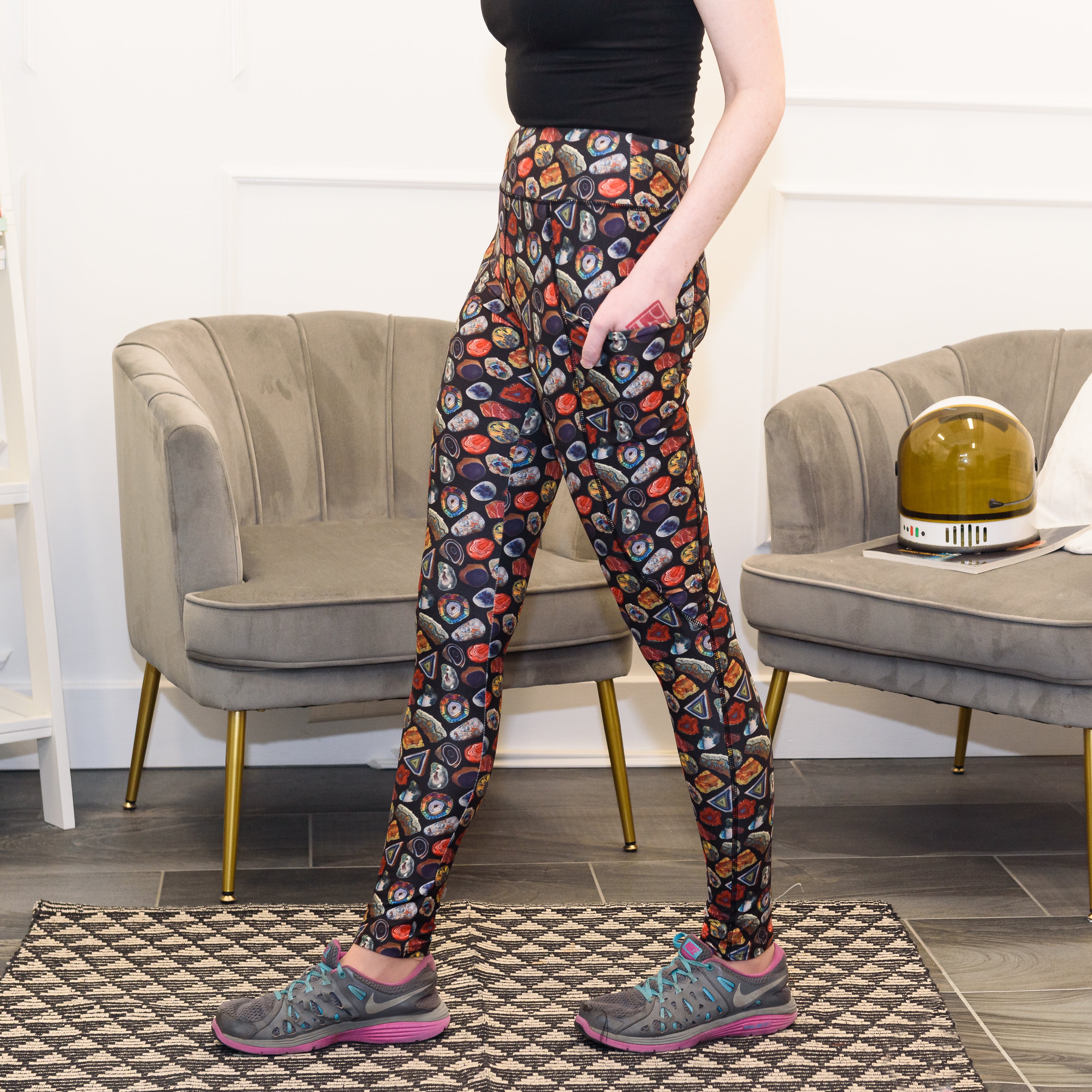 Agate Adults Leggings with Pockets